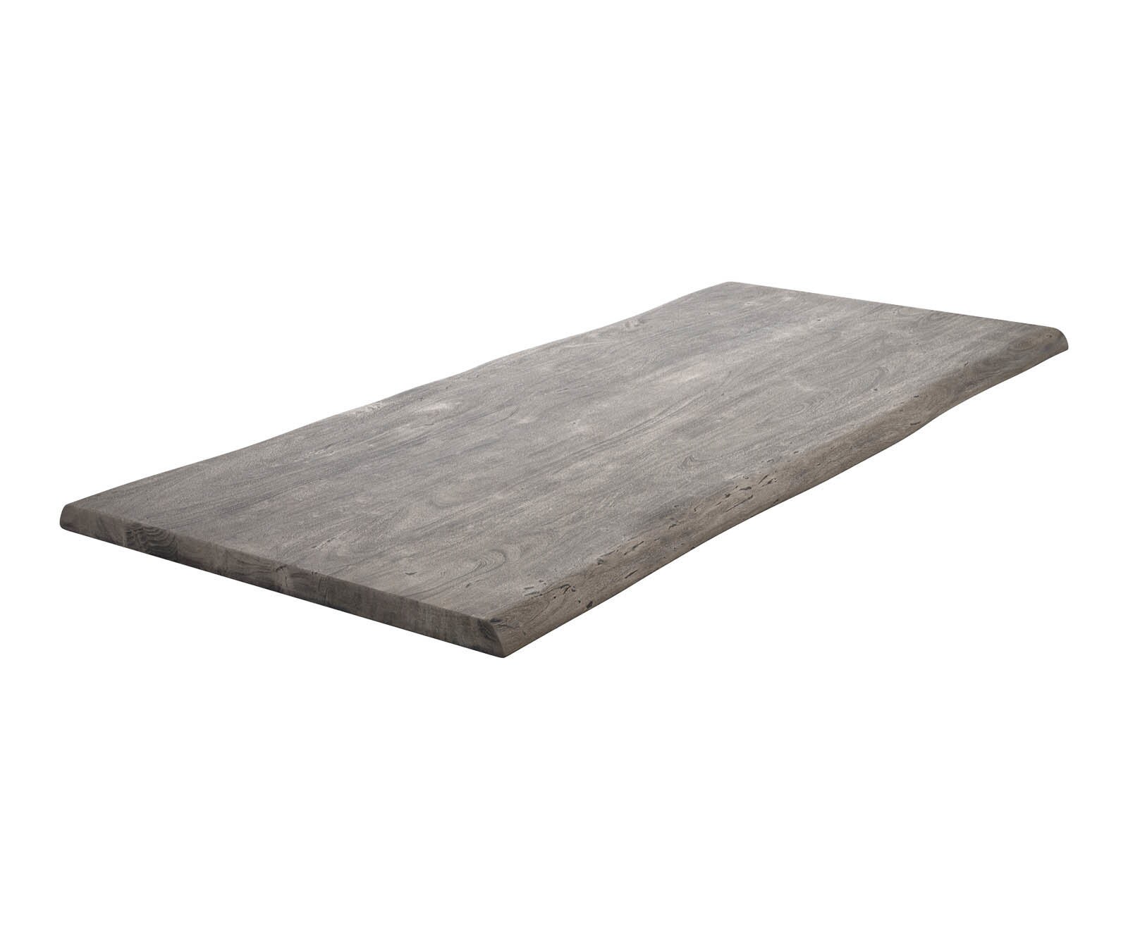 Eettafelblad Edge 220x100cm XL acacia platina Live-Edge