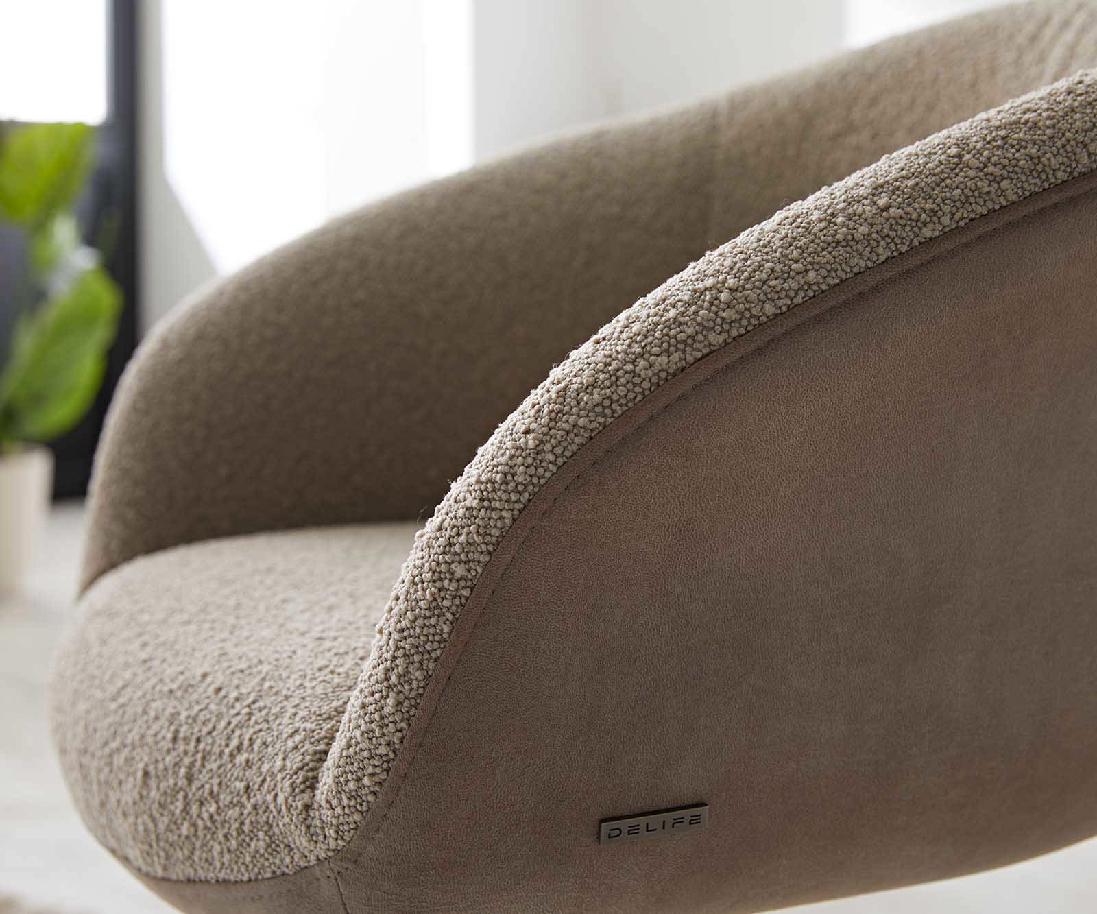 Draaistoel Vinka-Flex met armleuning materiaalmix mud houten frame hoekig natuur 180° draaibaar pocketveer kern 3 Draaistoel Vinka-Flex met armleuning materiaalmix mud houten frame hoekig natuur 180° draaibaar pocketveer kern 3