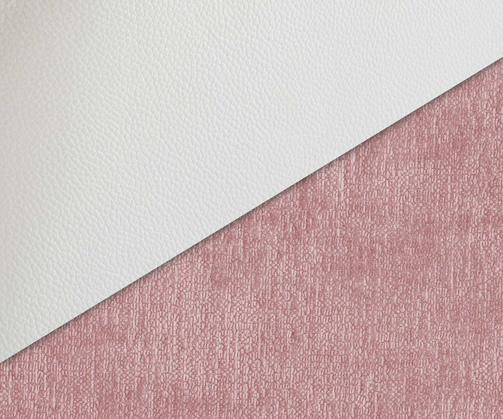 Draaistoel Luan-Flex met armleuning materiaalmix echt leer wit-rosé kruisframe breed wit 360° draaibaar rocker-functie 2 Draaistoel Luan-Flex met armleuning materiaalmix echt leer wit-rosé kruisframe breed wit 360° draaibaar rocker-functie 2