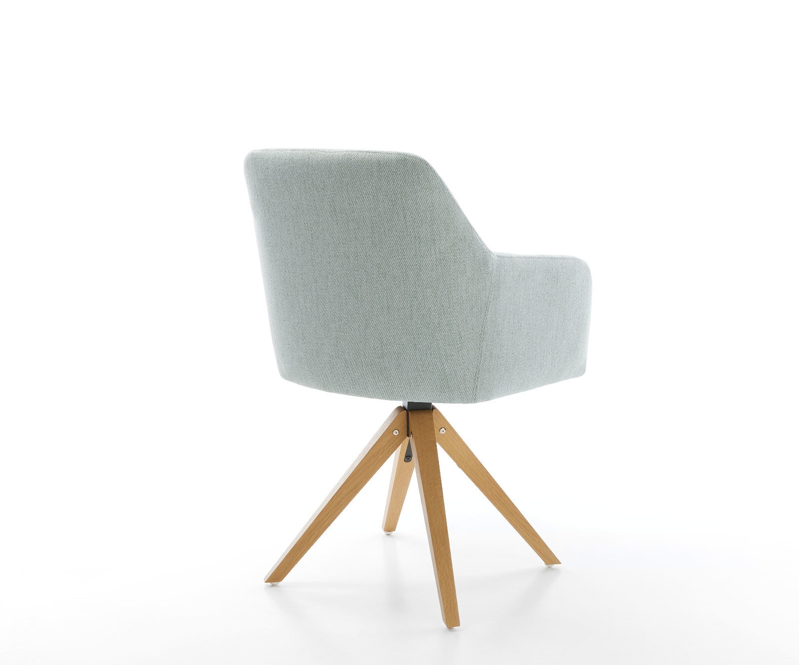 Eetkamerstoel Greg-Flex stripes mint houten frame hoekig natuur pocketveer kern 4 Eetkamerstoel Greg-Flex stripes mint houten frame hoekig natuur pocketveer kern 4