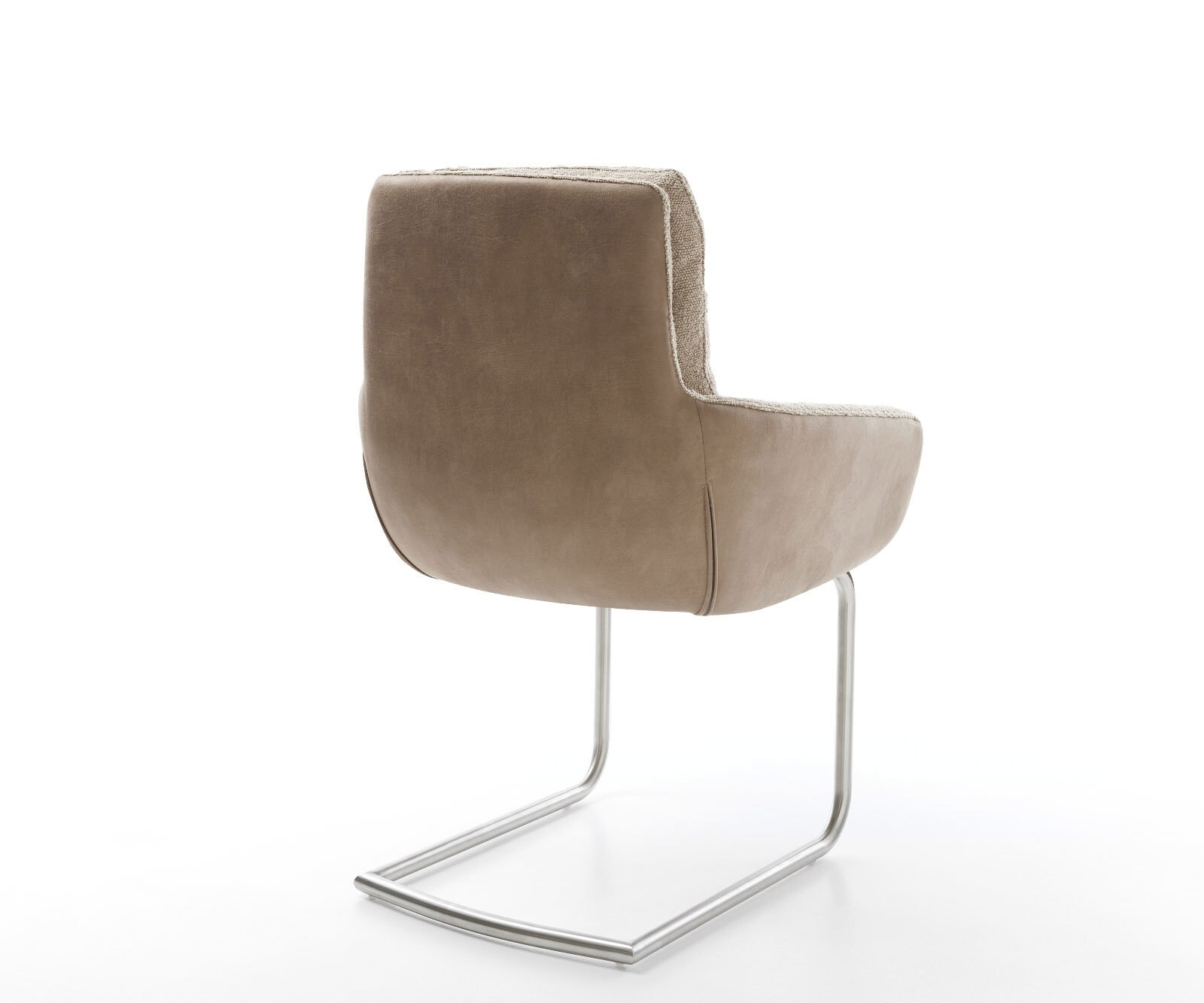 Sledemodel Abelia-Flex met armleuning materiaalmix mud sledemodel rond roestvrij staal 4 Sledemodel Abelia-Flex met armleuning materiaalmix mud sledemodel rond roestvrij staal 4