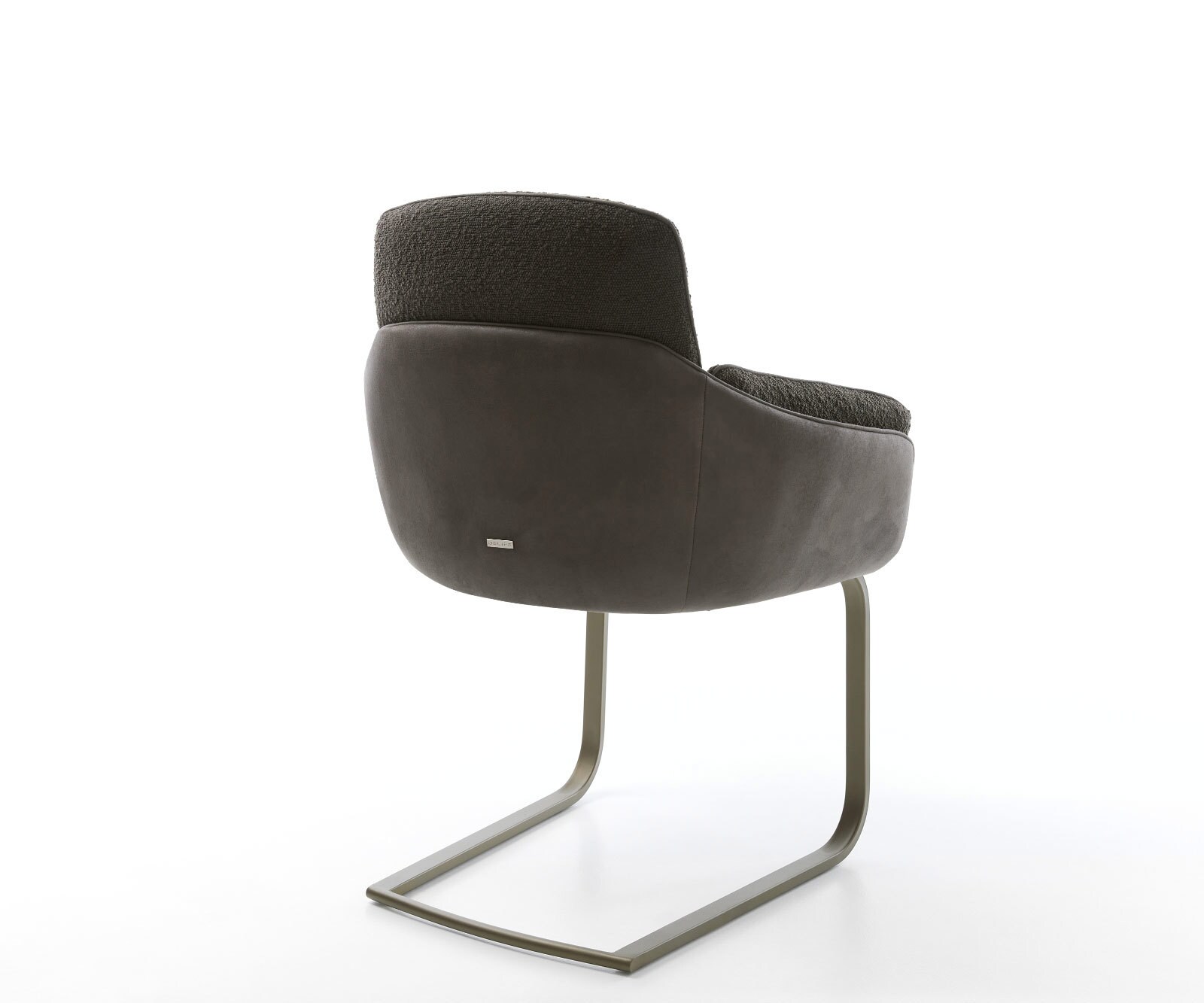 Sledemodel Luan-Flex met armleuning materiaalmix zwart sledemodel vlak afwerking met titanium 4 Sledemodel Luan-Flex met armleuning materiaalmix zwart sledemodel vlak afwerking met titanium 4
