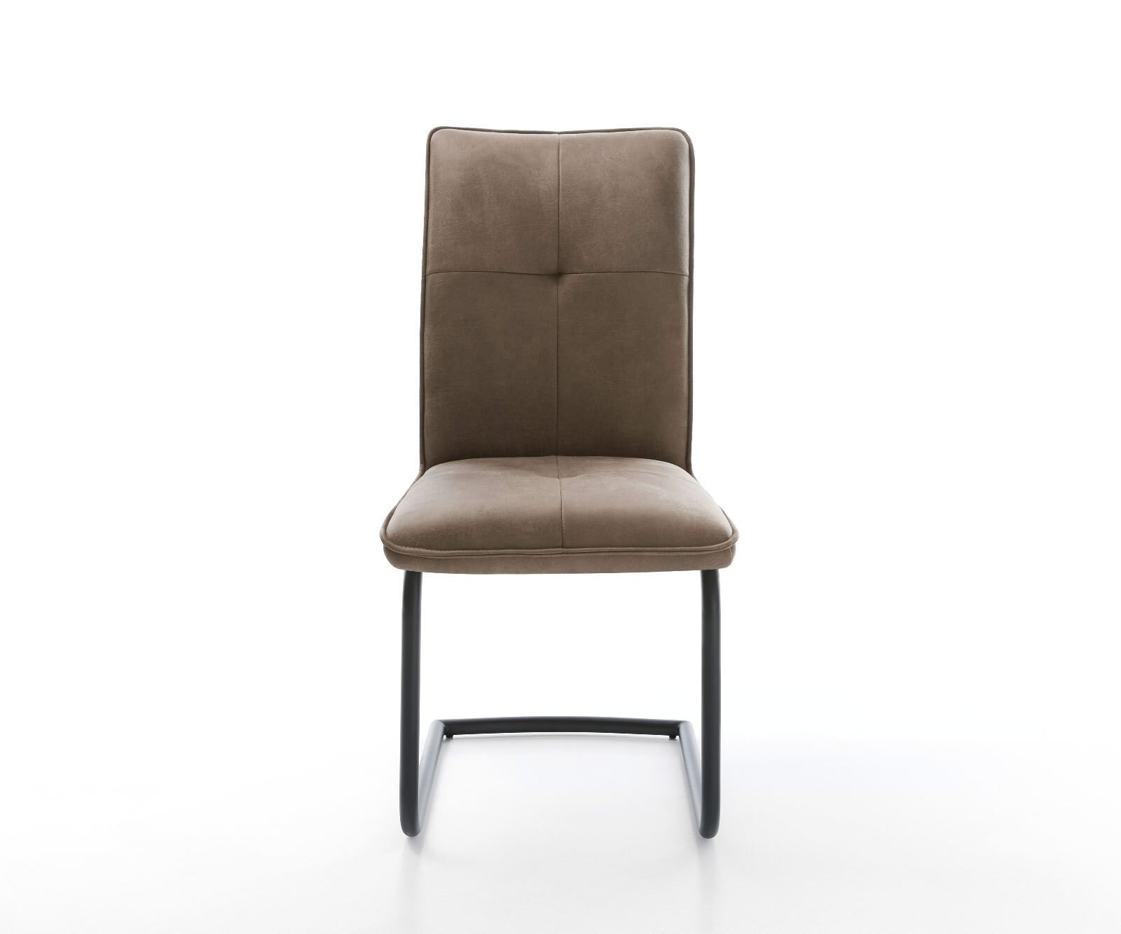 Sledemodel Maddy-Flex microvelours taupe vintage sledemodel rond zwart 2