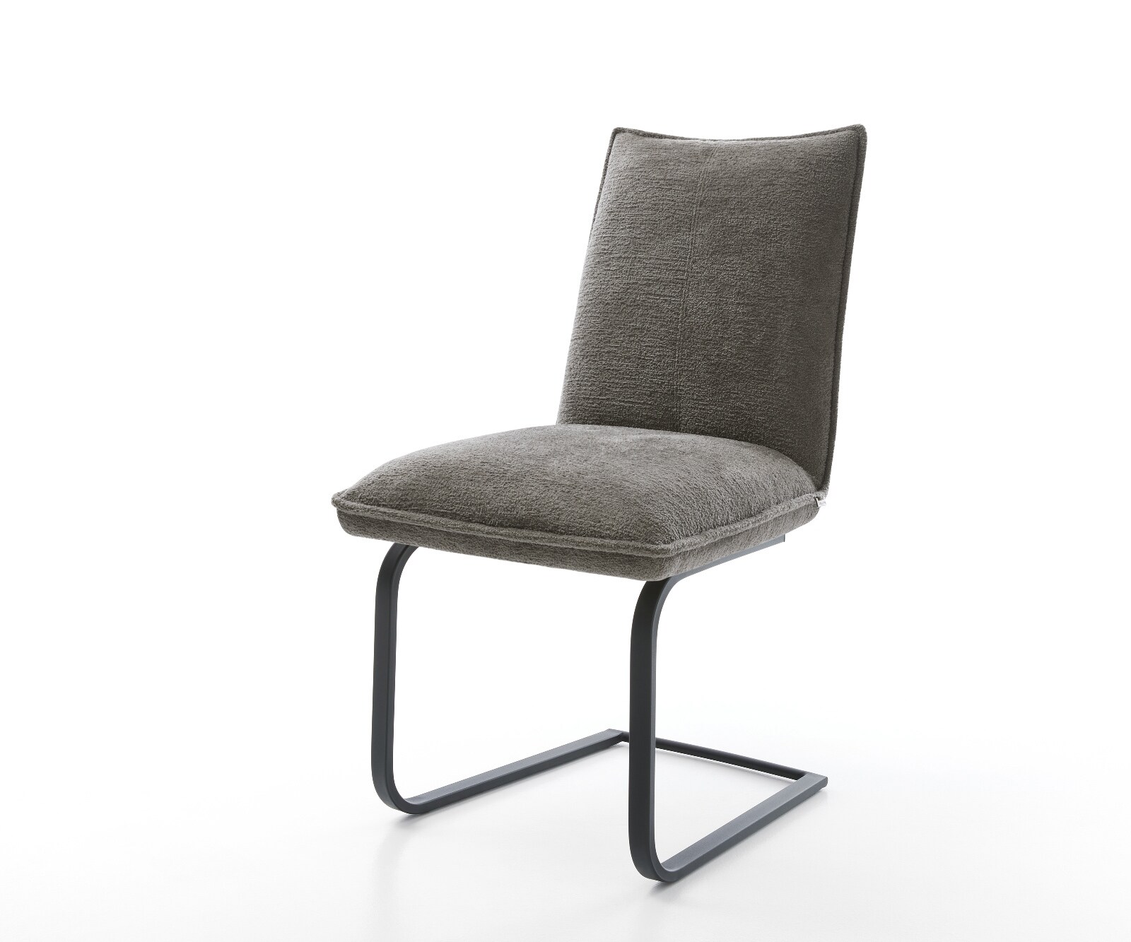 Sledemodel Lelio-Flex bouclé zacht mud sledemodel vlak zwart pocketveer kern