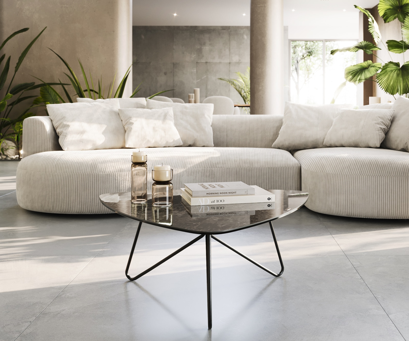 Woonkamertafel Ekrem 88x85 cm keramiek Laminam®Emperador extra Lucidato donkerbruin Hairpin metaal zwart 1 Woonkamertafel Ekrem 88x85 cm keramiek Laminam®Emperador extra Lucidato donkerbruin Hairpin metaal zwart 1