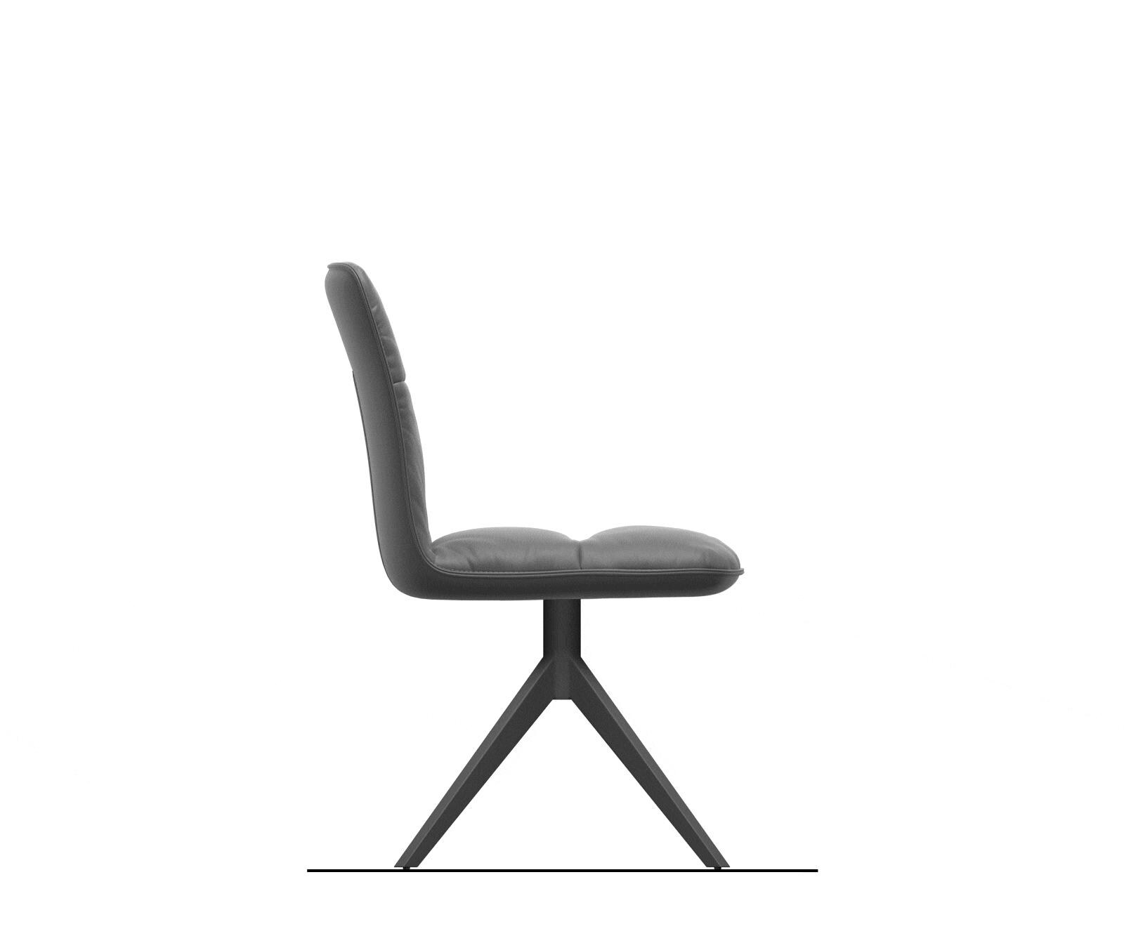 Draaistoel Vinjo-Flex microvelours taupe vintage kruisframe breed afwerking met titanium 360° draaibaar rocker-functie 6