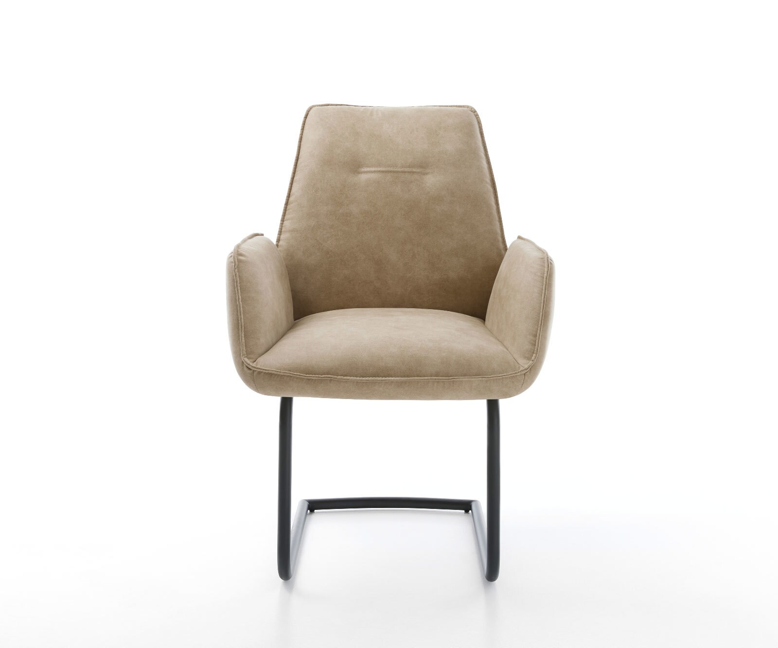 Sledemodel Zoa-Flex microvelours beige vintage sledemodel rond zwart pocketveer kern 2