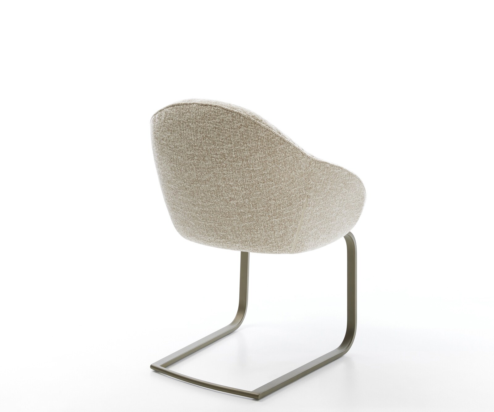 Sledemodel Gaio-Flex geweven stof beige sledemodel vlak afwerking met titanium 4