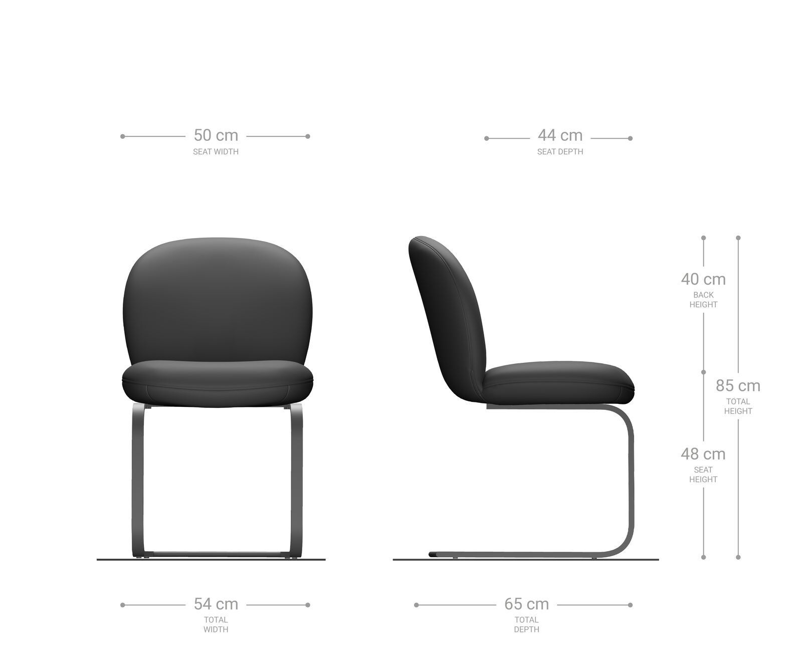 Sledemodel Nube-Flex echt leer mud sledemodel vlak roestvrij staal pocketveer kern 6