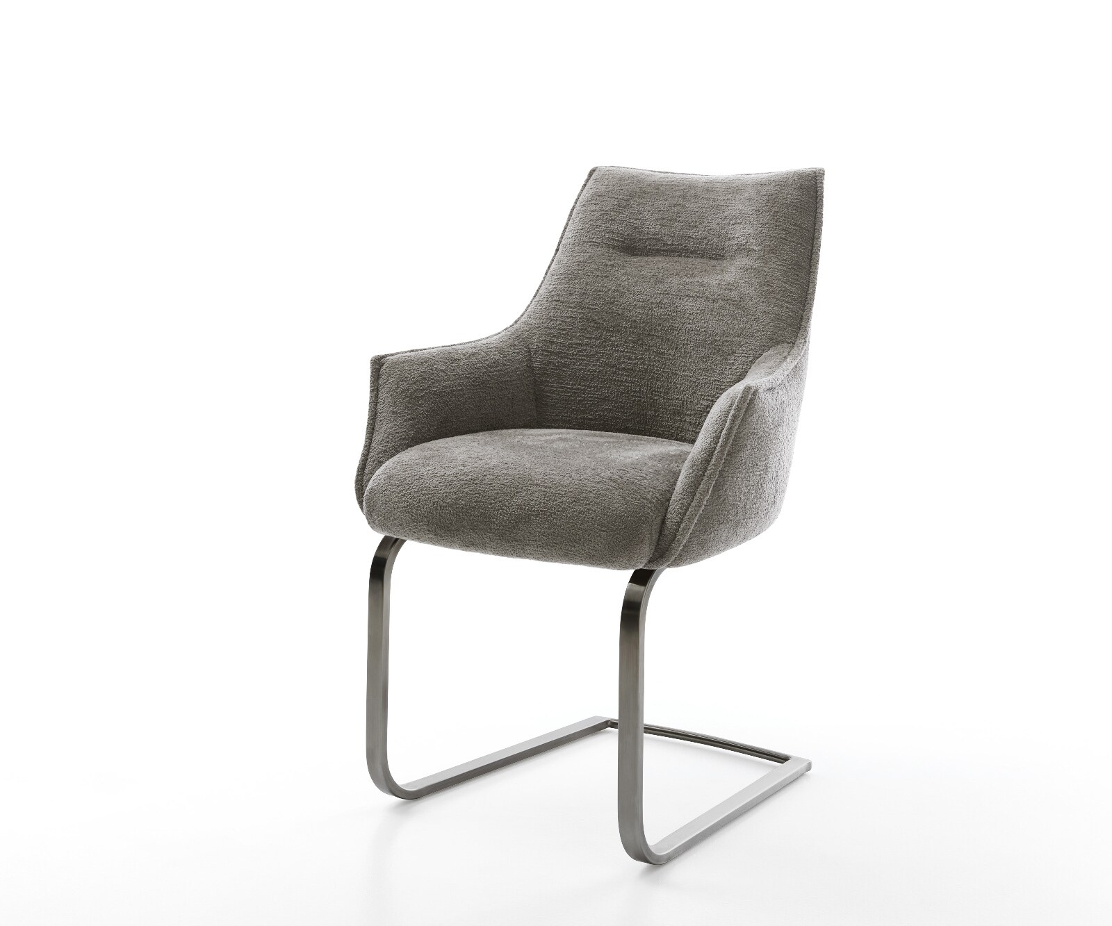 Sledemodel Alja-Flex met armleuning bouclé zacht mud sledemodel vlak grafiet pocketveer kern 1