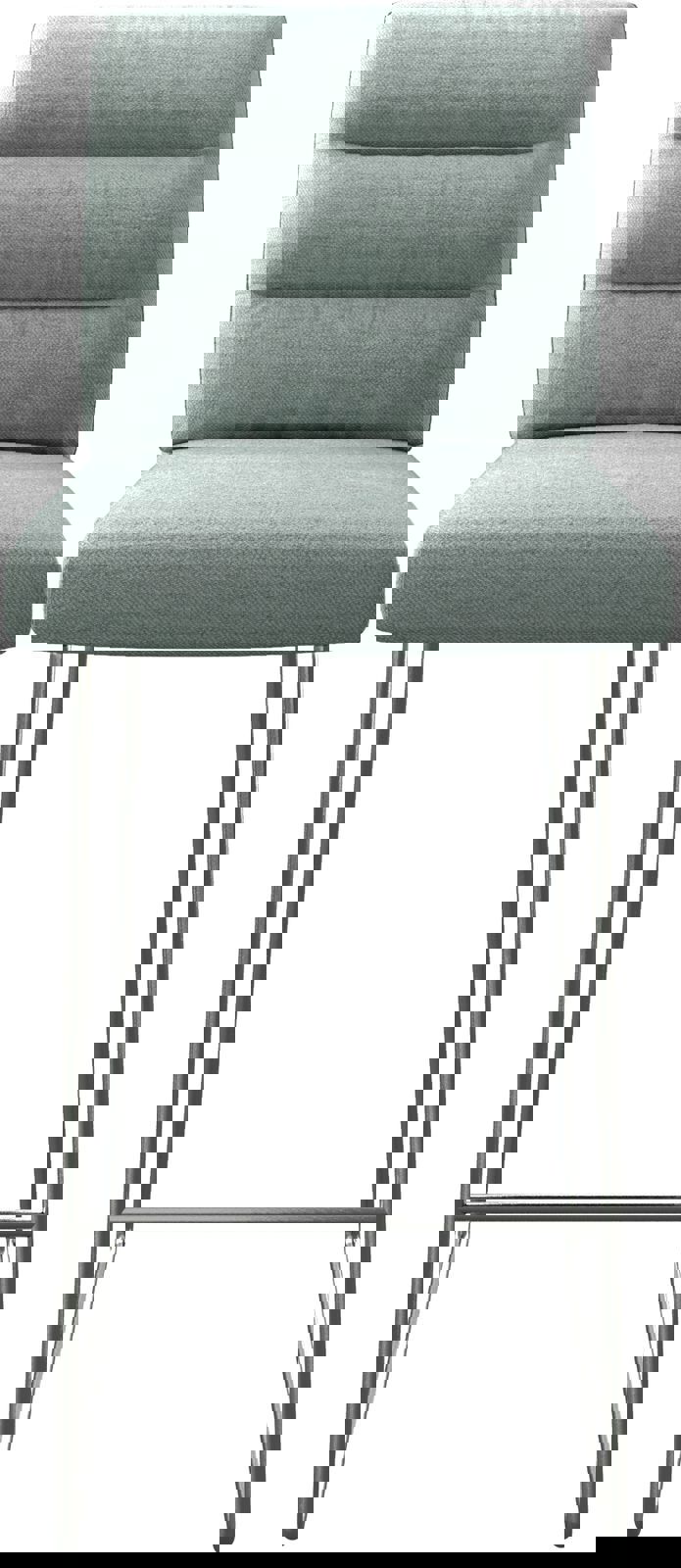 Barstoel Pela-Flex stripes mint slipframe roestvrij staal 3 Barstoel Pela-Flex stripes mint slipframe roestvrij staal 3