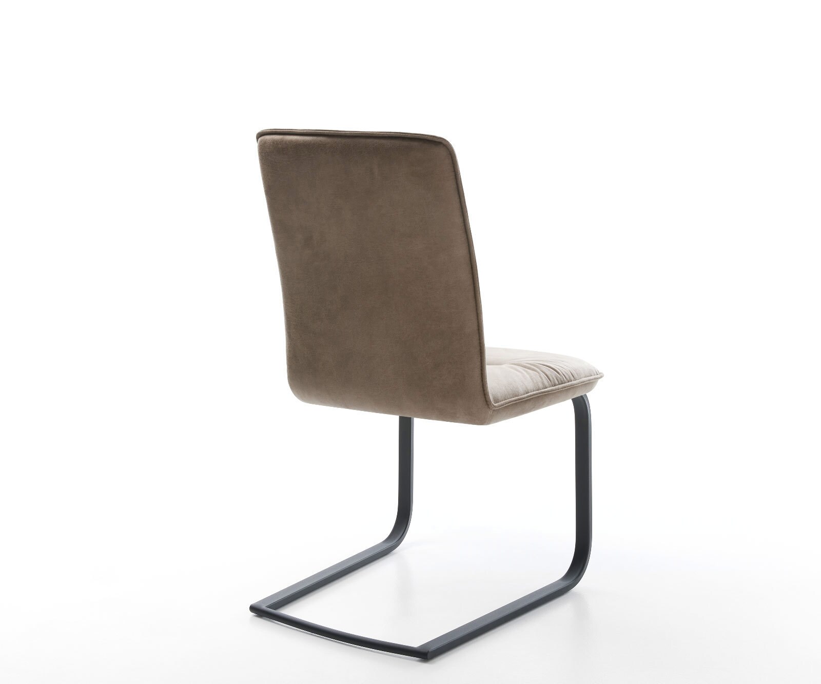 Sledemodel Vinjo-Flex microvelours taupe vintage sledemodel vlak zwart 4