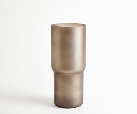 Vaas Columna B18 x D18 x H40 cm Glas Opal Mondgeblazen
