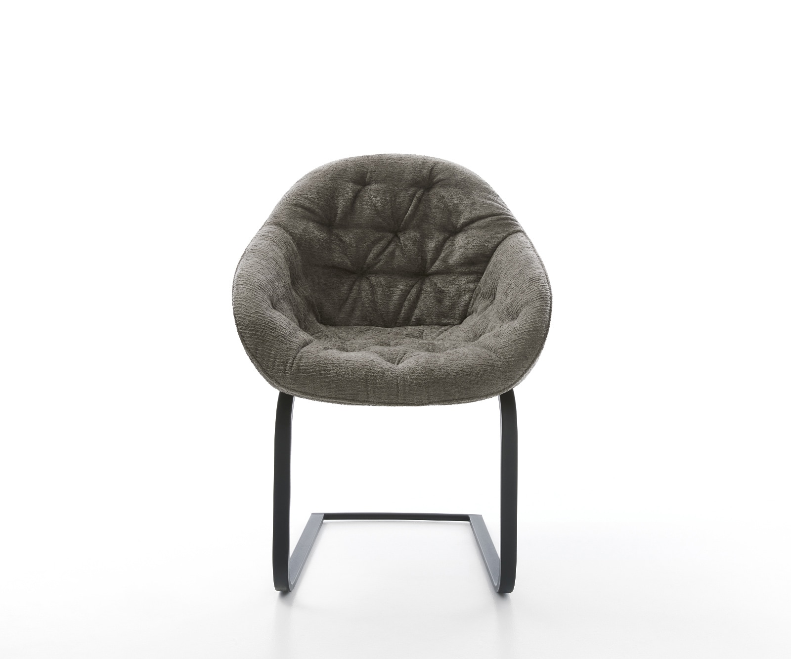 Sledemodel Gaio-Flex bouclé zacht mud sledemodel vlak zwart 1