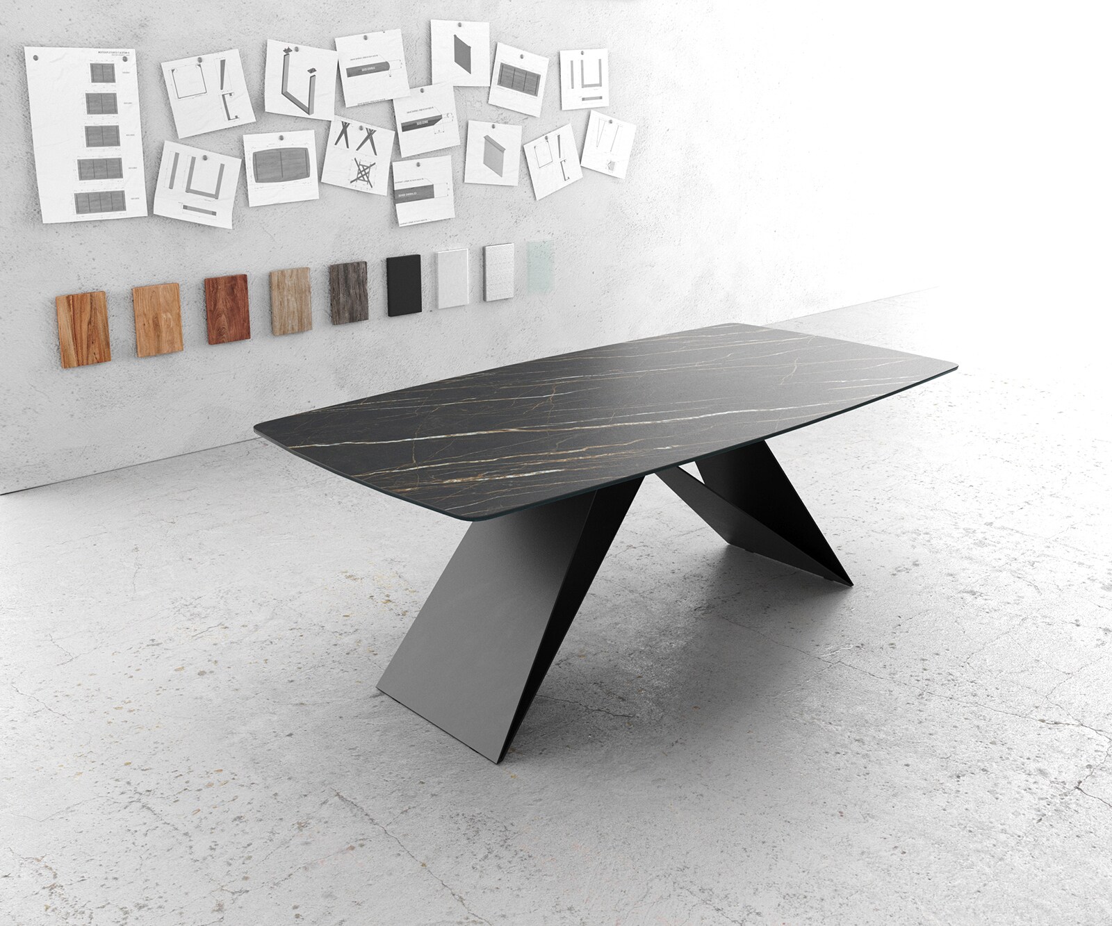 Eettafel Edge keramiek boot 4