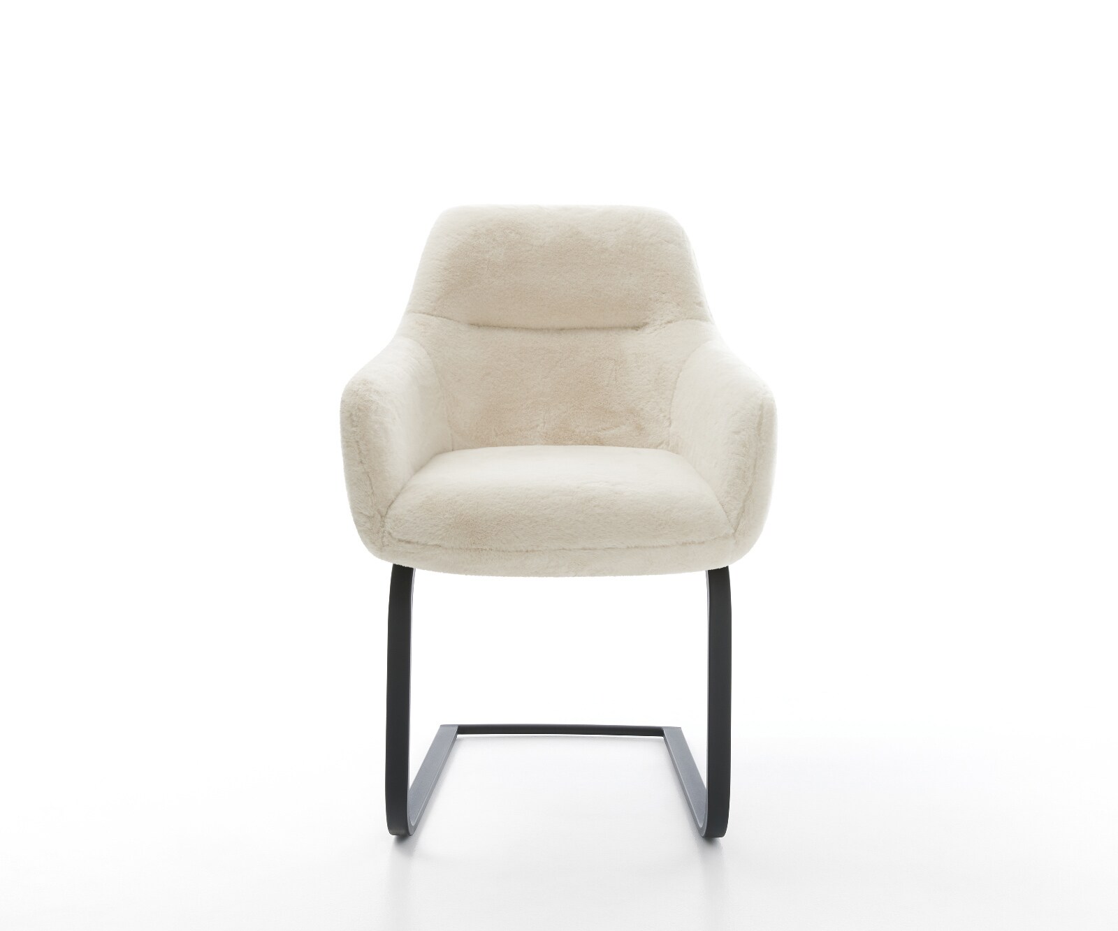 Sledemodel Pejo-Flex pluchen crème-wit sledemodel vlak zwart pocketveer kern 2