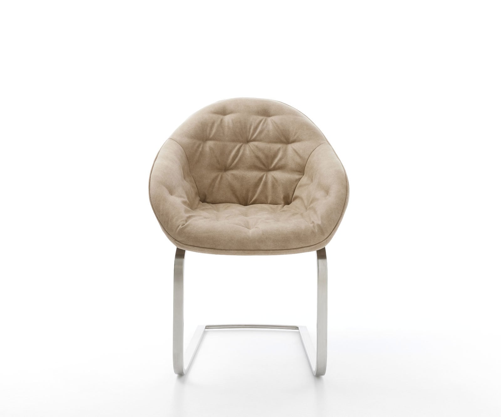 Sledemodel Gaio-Flex microvelours beige vintage sledemodel vlak roestvrij staal 1 Sledemodel Gaio-Flex microvelours beige vintage sledemodel vlak roestvrij staal 1