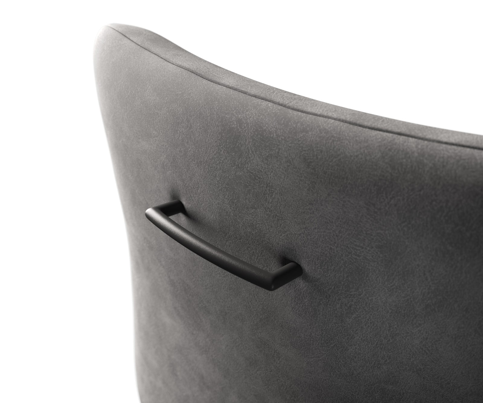 Stoelgreep Flex-Slim metaal zwart 4 Stoelgreep Flex-Slim metaal zwart 4