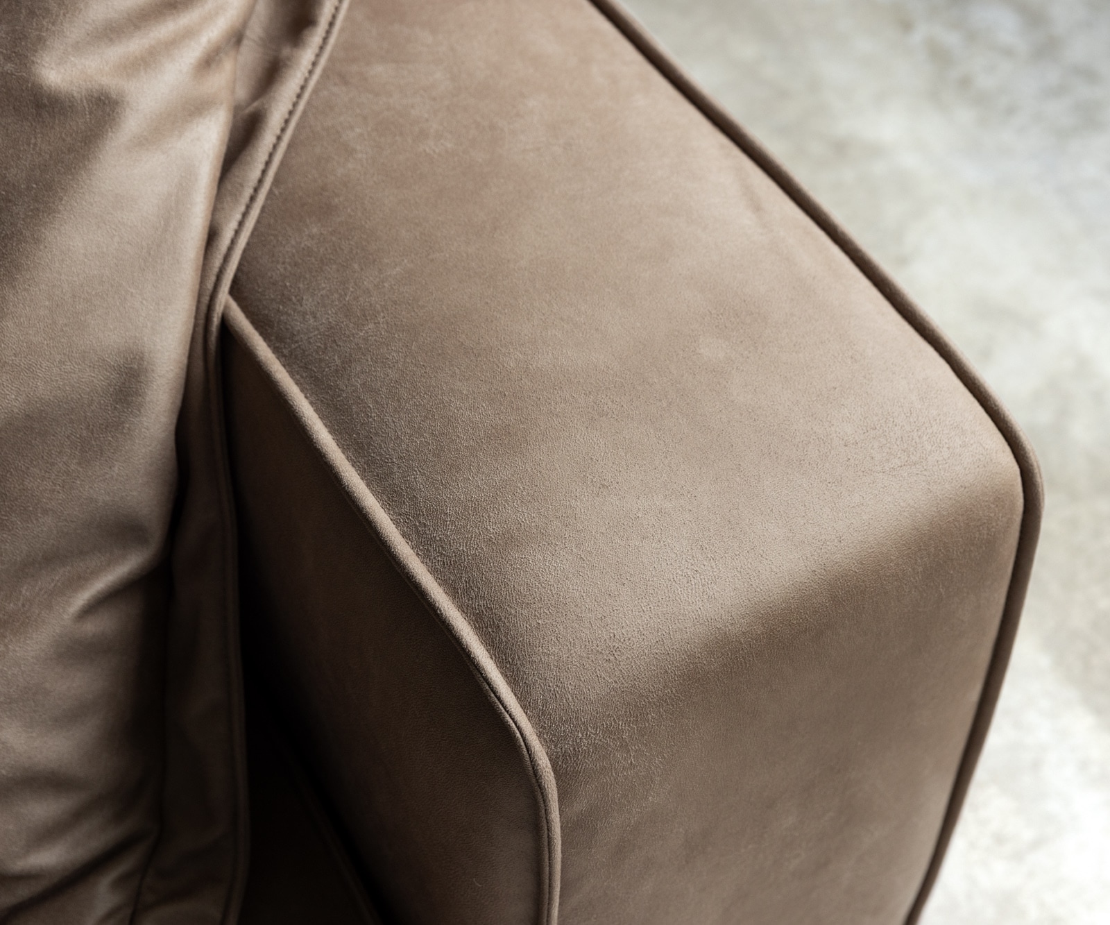 Big-sofa Snoosh 400x150 cm microvezel mud vintage recamiere links 5 Big-sofa Snoosh 400x150 cm microvezel mud vintage recamiere links 5