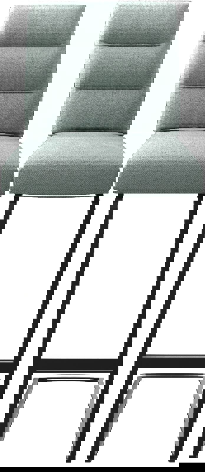 Barstoel Pela-Flex stripes mint sledestoel vlak metaal 3 Barstoel Pela-Flex stripes mint sledestoel vlak metaal 3