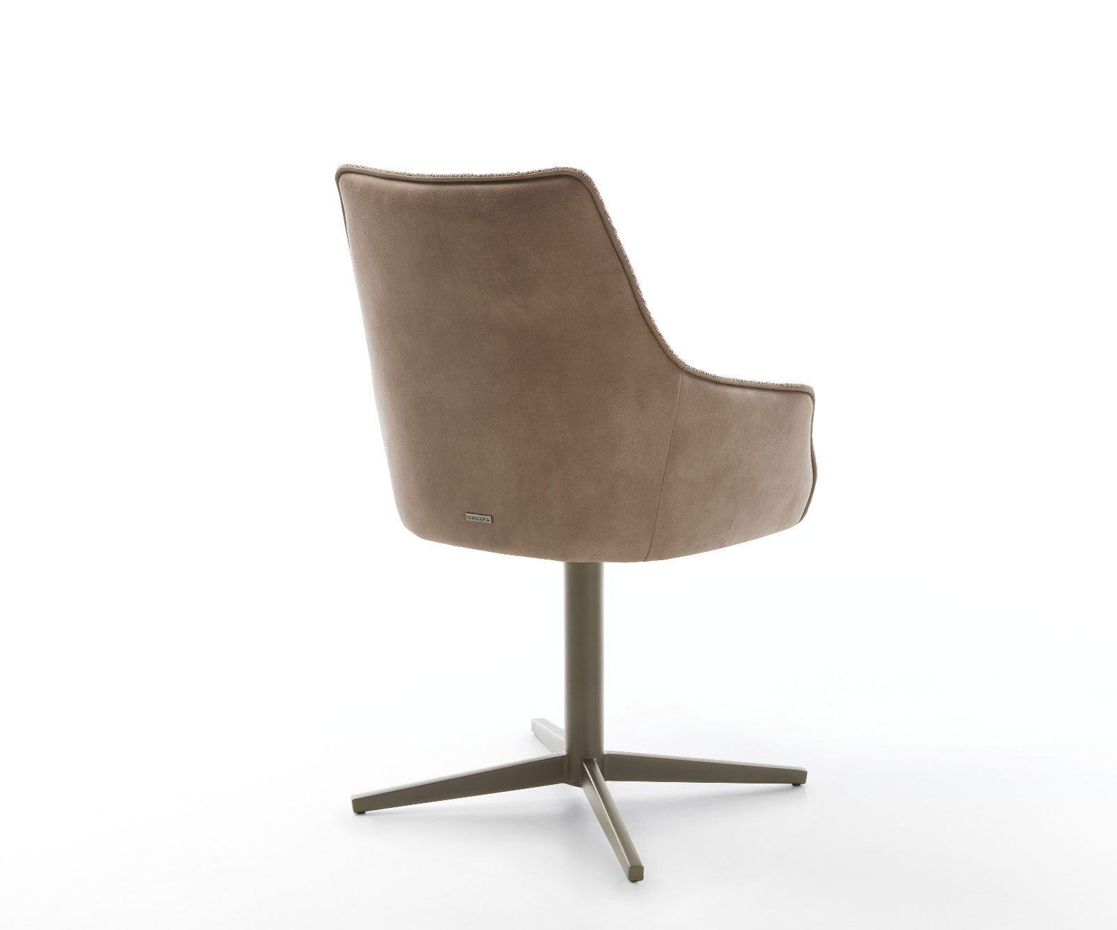 Draaistoel Alja-Flex met armleuning materiaalmix mud kruispoot afwerking met titanium 360° draaibaar pocketveer kern 4 Draaistoel Alja-Flex met armleuning materiaalmix mud kruispoot afwerking met titanium 360° draaibaar pocketveer kern 4