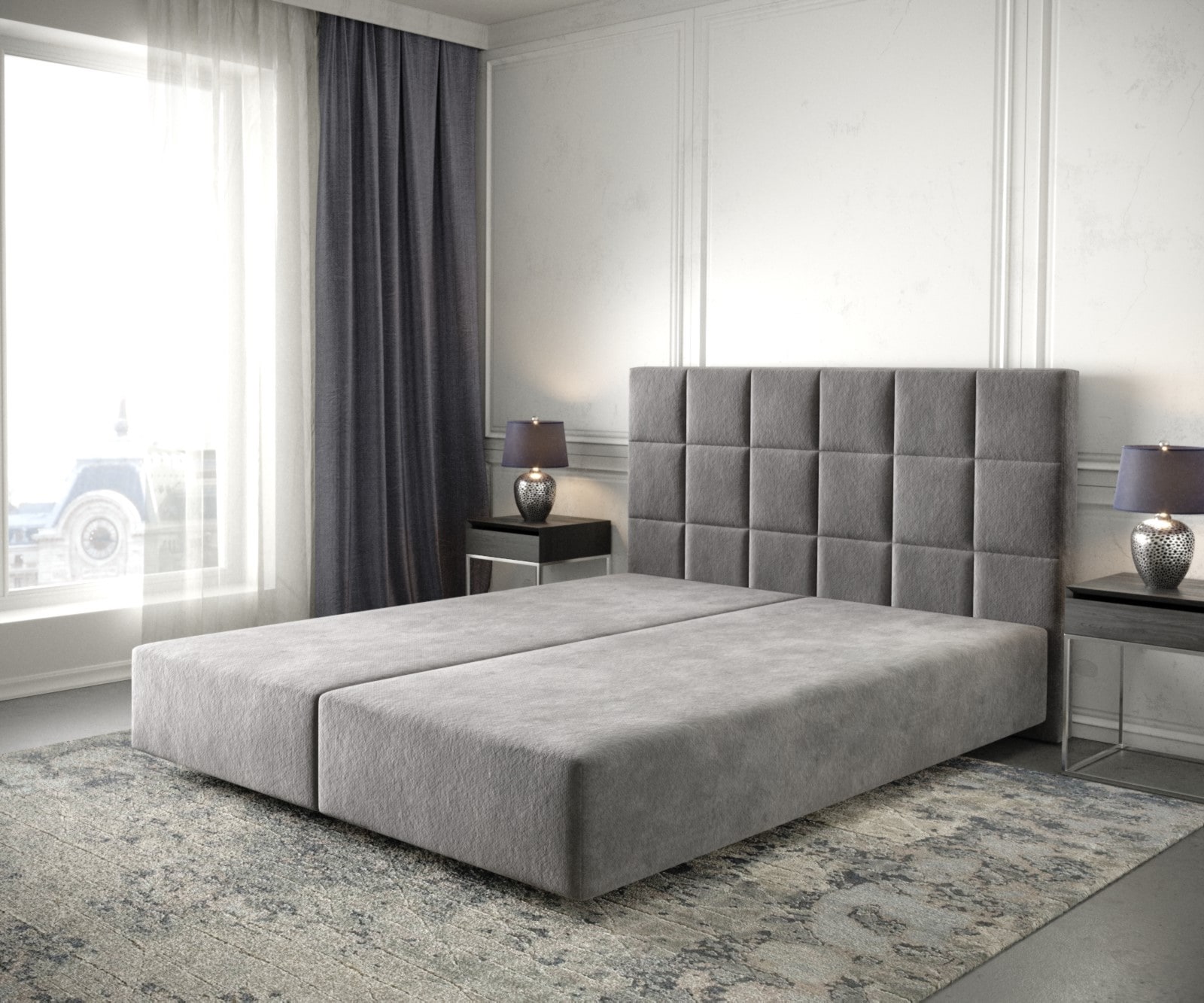 Boxspringframe Dream-Fine zonder matras en topper Bedframe 1