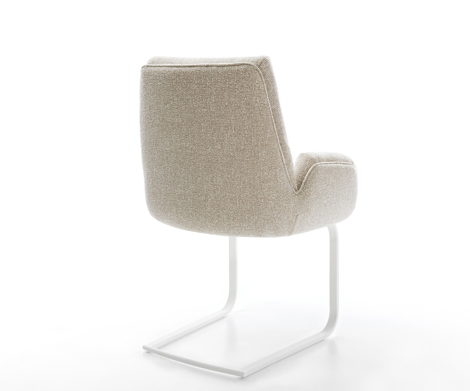 Sledemodel Clea-Flex geweven stof beige sledemodel vlak wit pocketveer kern 5