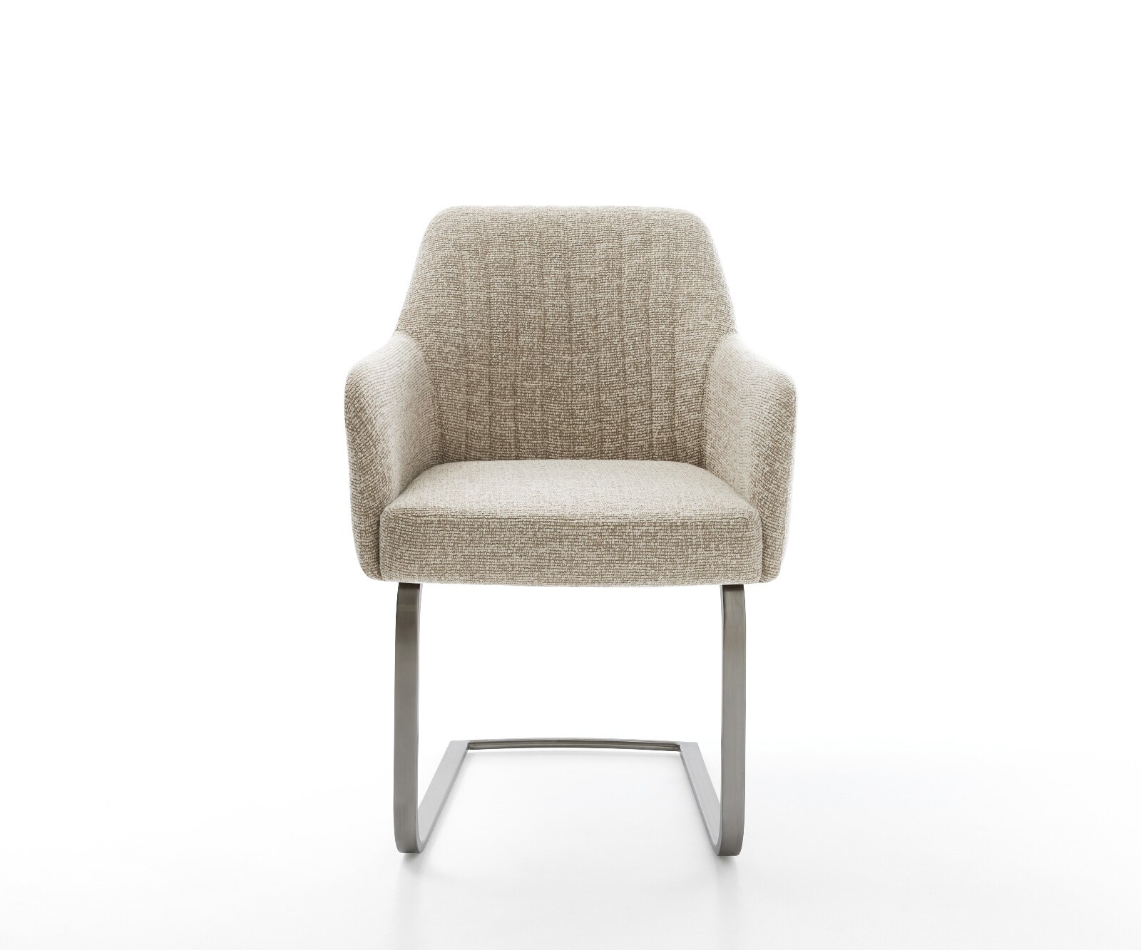 Sledemodel Greg-Flex geweven stof beige sledemodel vlak grafiet pocketveer kern 2