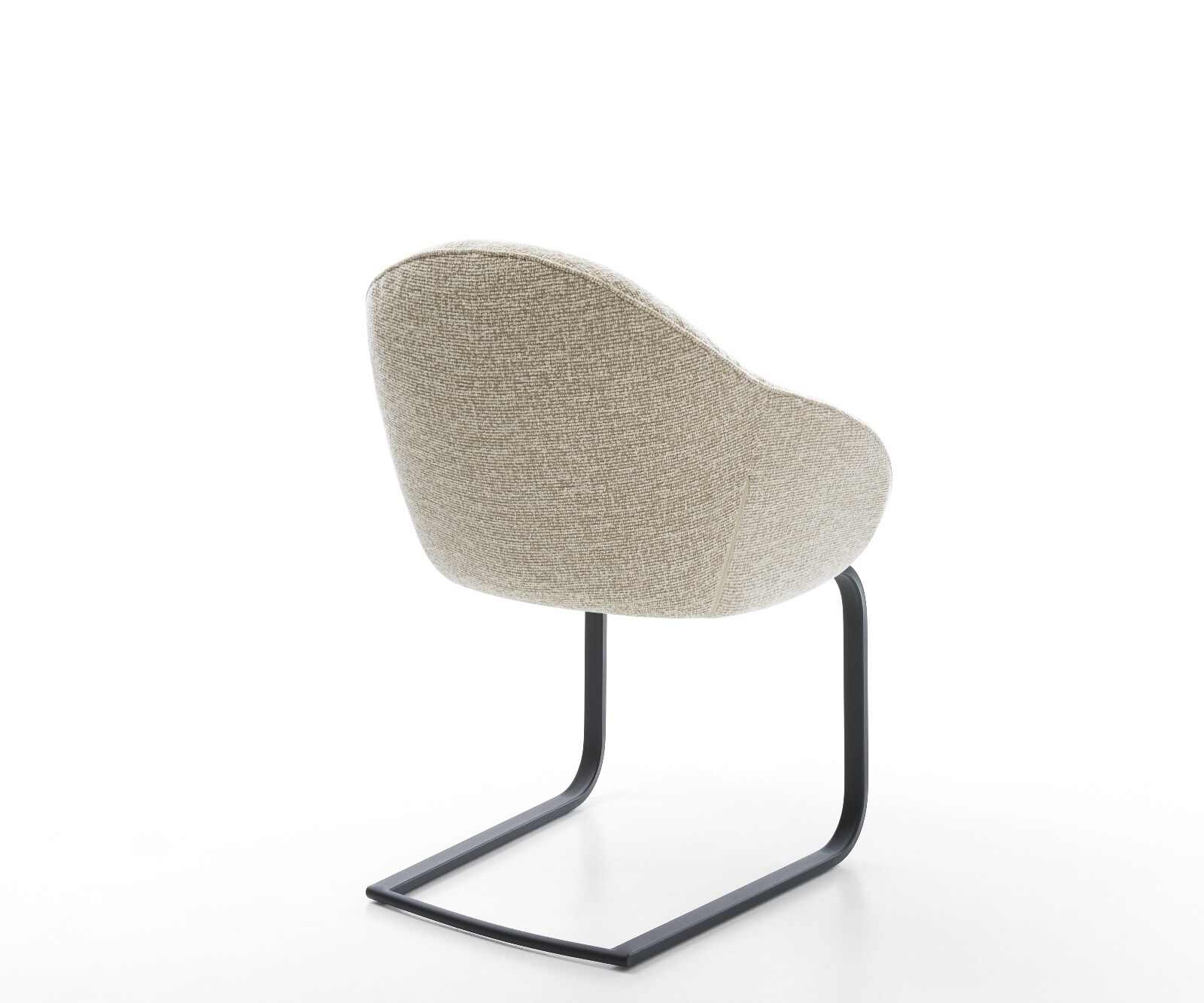 Sledemodel Gaio-Flex geweven stof beige sledemodel vlak zwart 4