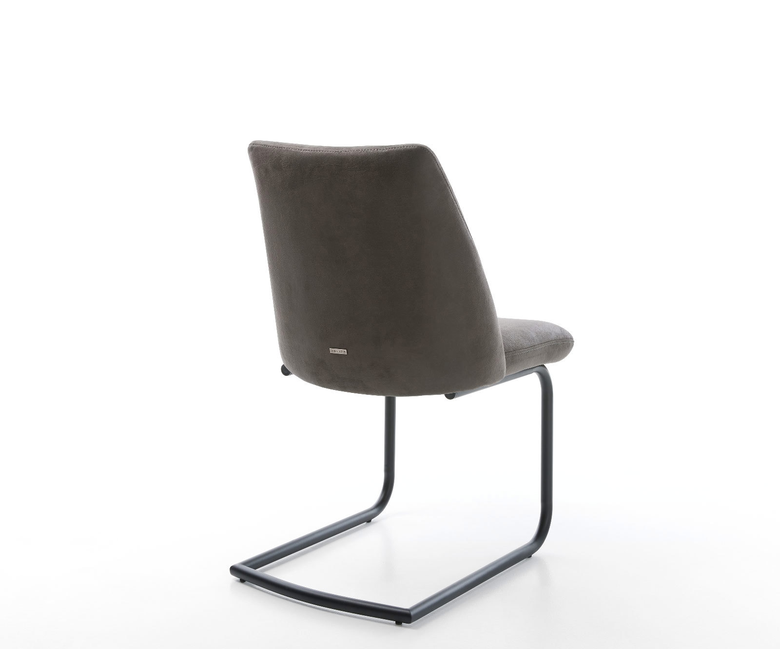 Sledemodel Elso-Flex microvelours antraciet vintage sledemodel rond zwart pocketveer kern 5