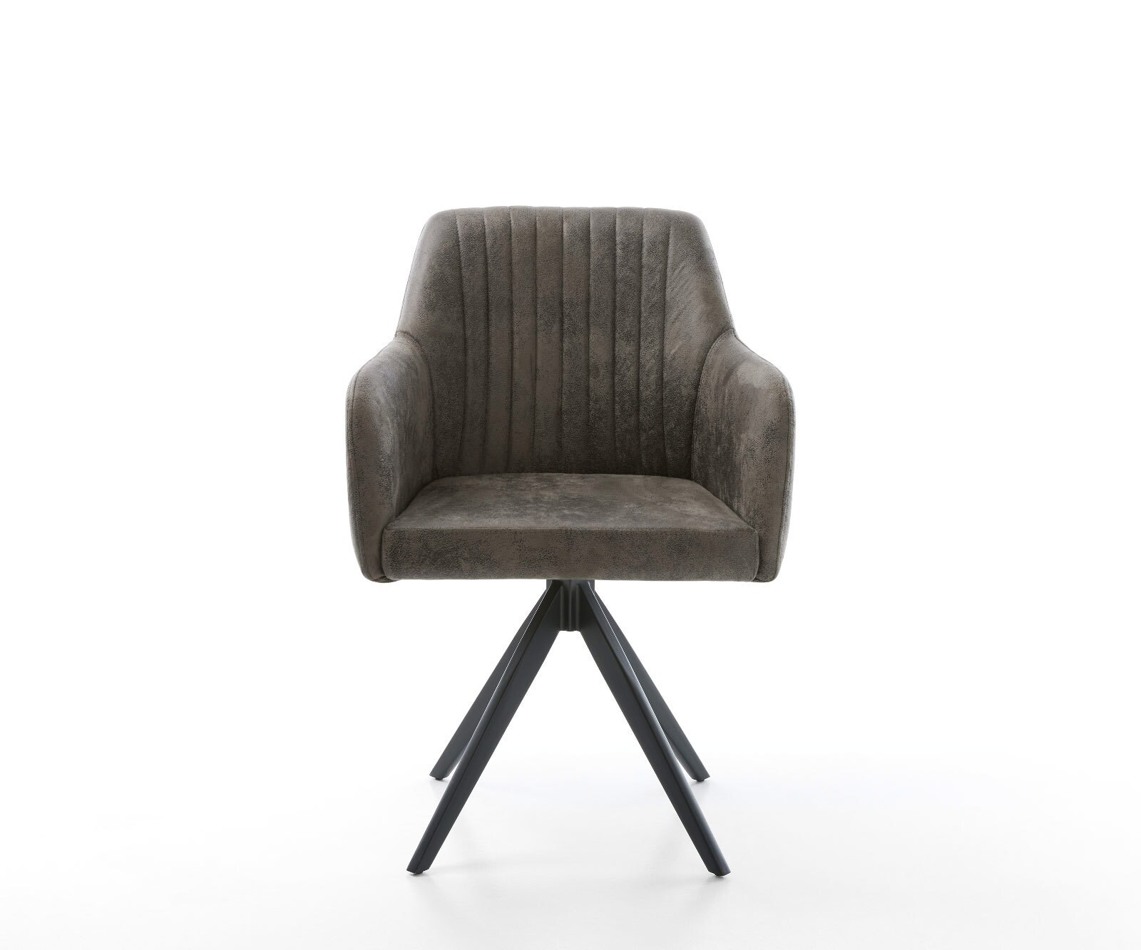 Eetkamerstoel Greg-Flex microvelours grijs antiek kruisframe hoekig zwart pocketveer kern 1 Eetkamerstoel Greg-Flex microvelours grijs antiek kruisframe hoekig zwart pocketveer kern 1