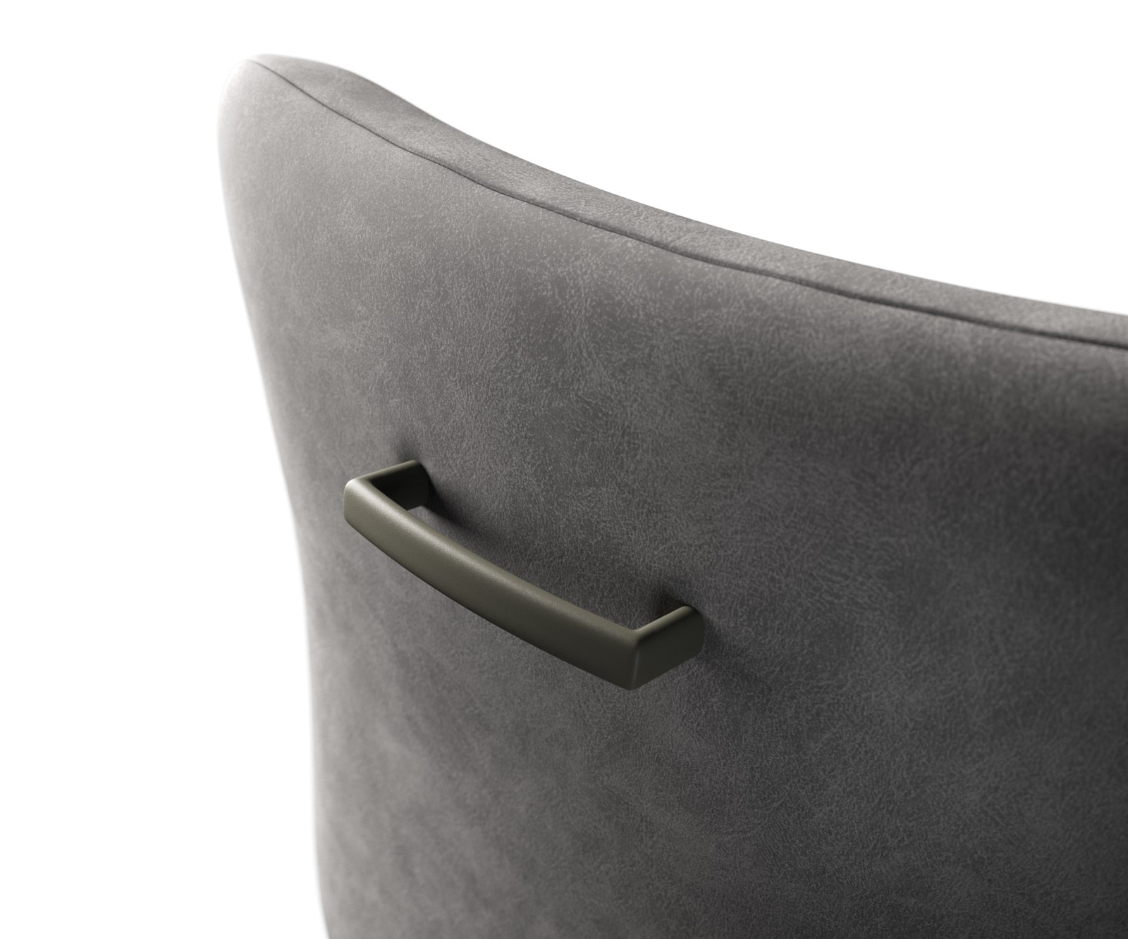 Stoelgreep Flex-Flach metaal effectlak titanium 5 Stoelgreep Flex-Flach metaal effectlak titanium 5