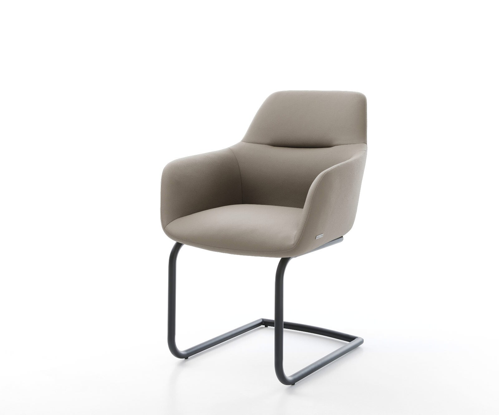 Sledemodel Pejo-Flex echt leer mud sledemodel rond zwart pocketveer kern 1