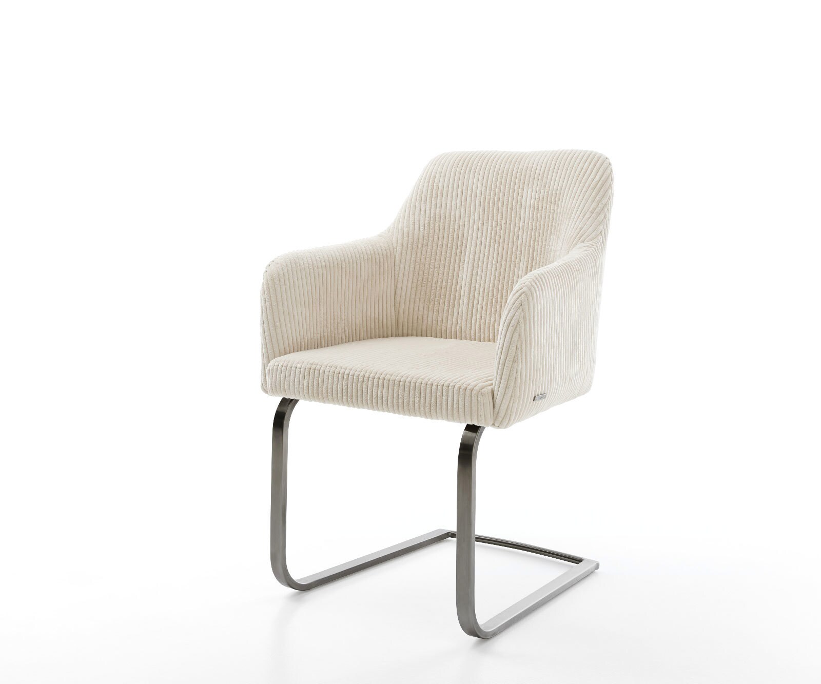 Sledemodel Greg-Flex koord beige sledemodel vlak grafiet pocketveer kern