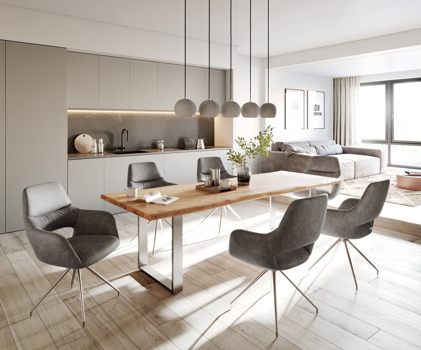 Eetkamerstoel Yago-Flex met armleuning microvelours antraciet vintage kruisframe conisch roestvrij staal pocketveer kern 3 Eetkamerstoel Yago-Flex met armleuning microvelours antraciet vintage kruisframe conisch roestvrij staal pocketveer kern 3