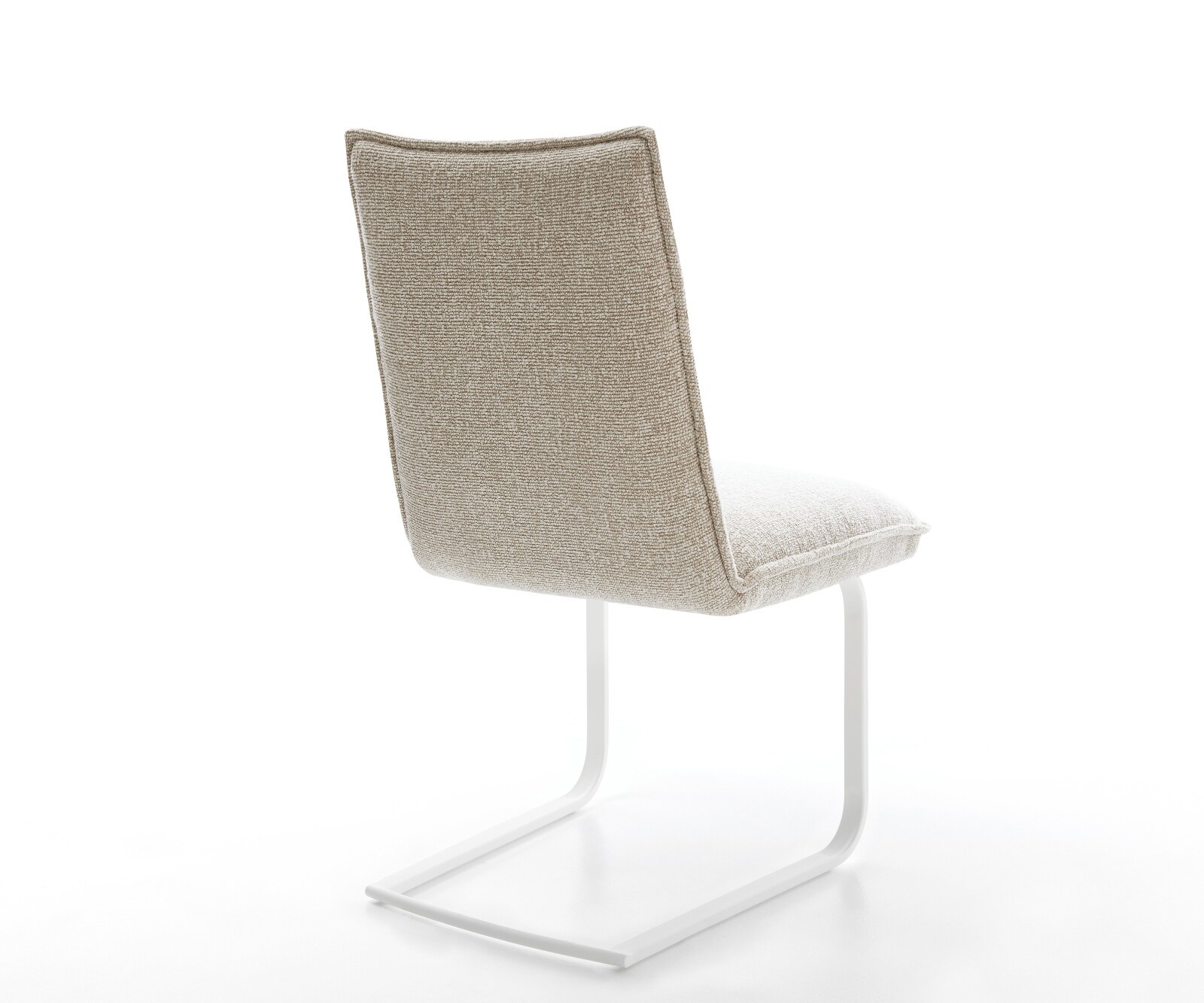 Sledemodel Lelio-Flex geweven stof beige sledemodel vlak wit pocketveer kern 4