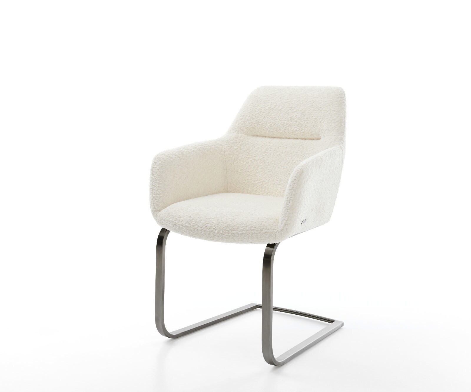 Sledemodel Pejo-Flex bouclé wit sledemodel vlak grafiet pocketveer kern