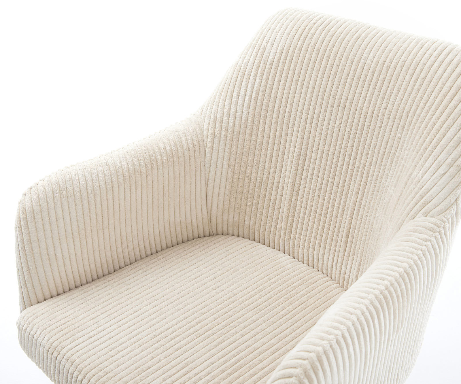 Draaistoel Greg-Flex koord beige kruisframe breed grafiet 360° draaibaar rocker-functie pocketveer kern 3 Draaistoel Greg-Flex koord beige kruisframe breed grafiet 360° draaibaar rocker-functie pocketveer kern 3