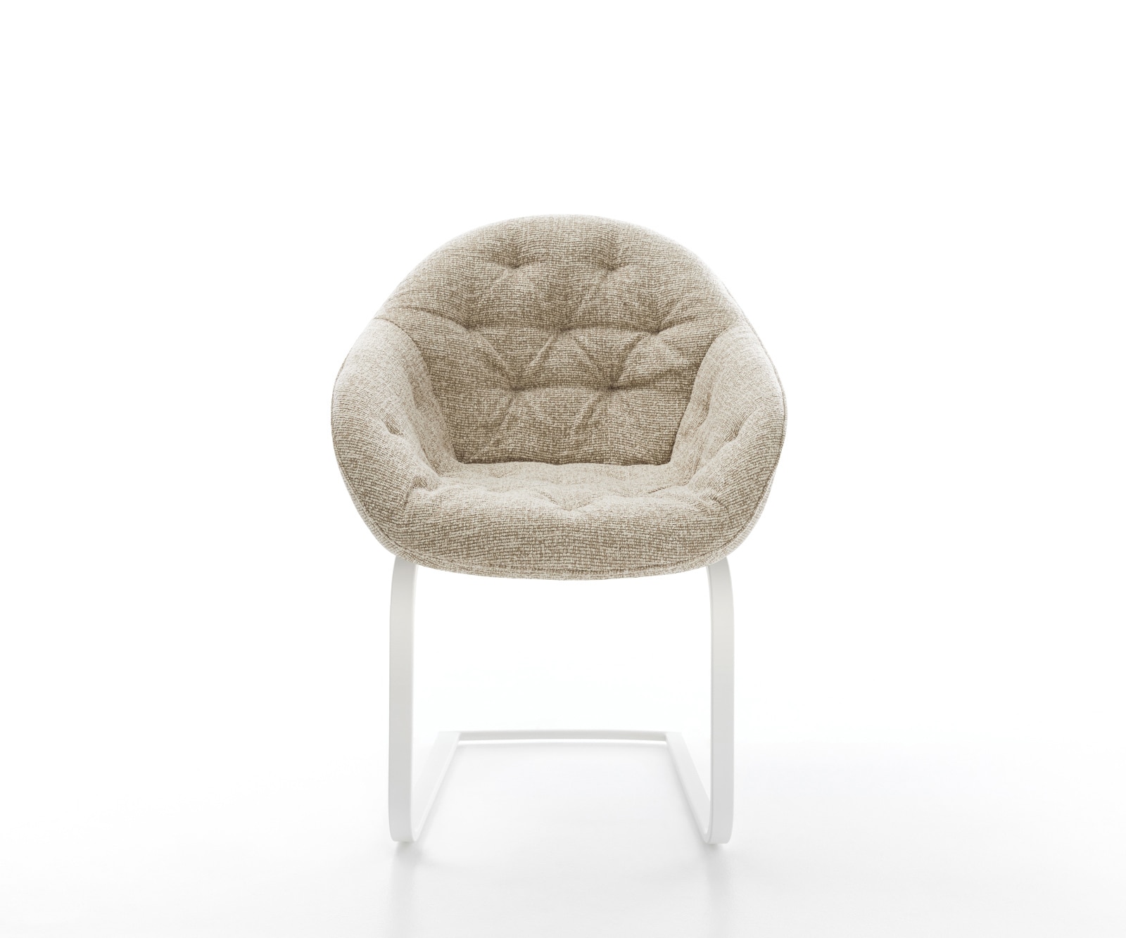 Sledemodel Gaio-Flex geweven stof beige sledemodel vlak wit 1