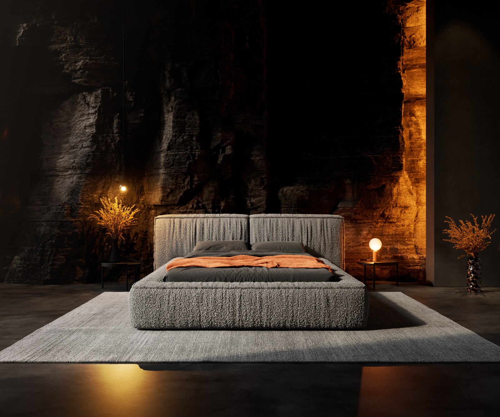 Coperti gestoffeerd bedframe 1