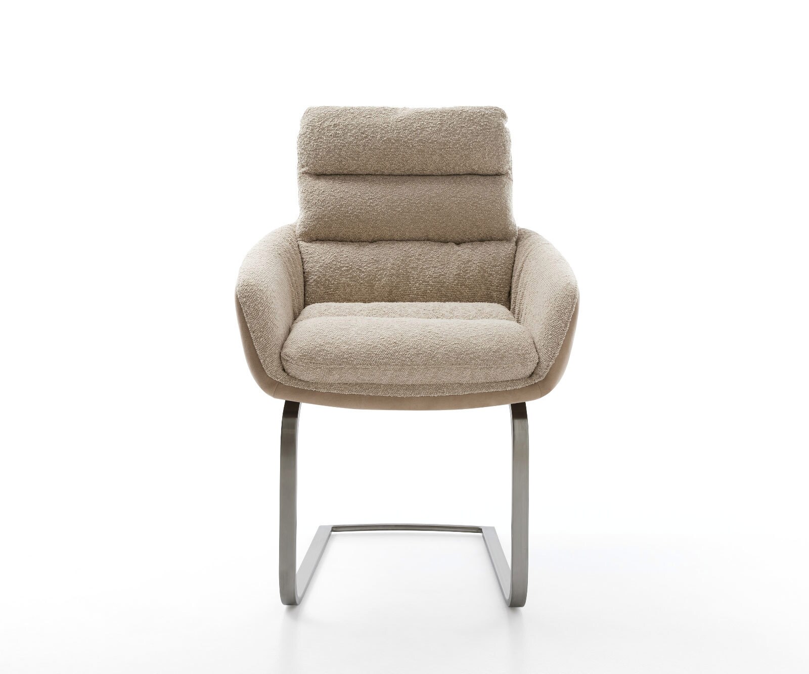 Sledemodel Abelia-Flex met armleuning materiaalmix mud sledemodel vlak roestvrij staal 1 Sledemodel Abelia-Flex met armleuning materiaalmix mud sledemodel vlak roestvrij staal 1