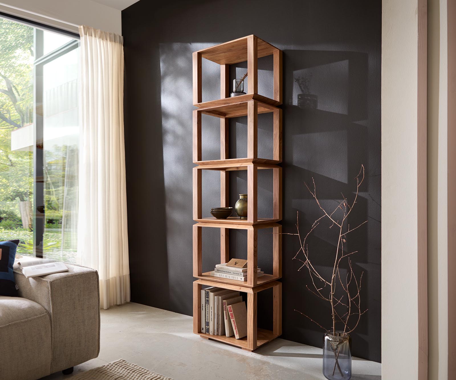 Plank Sakura 50x200 cm  acacia natuur 5 vakken Plank Sakura 50x200 cm  acacia natuur 5 vakken