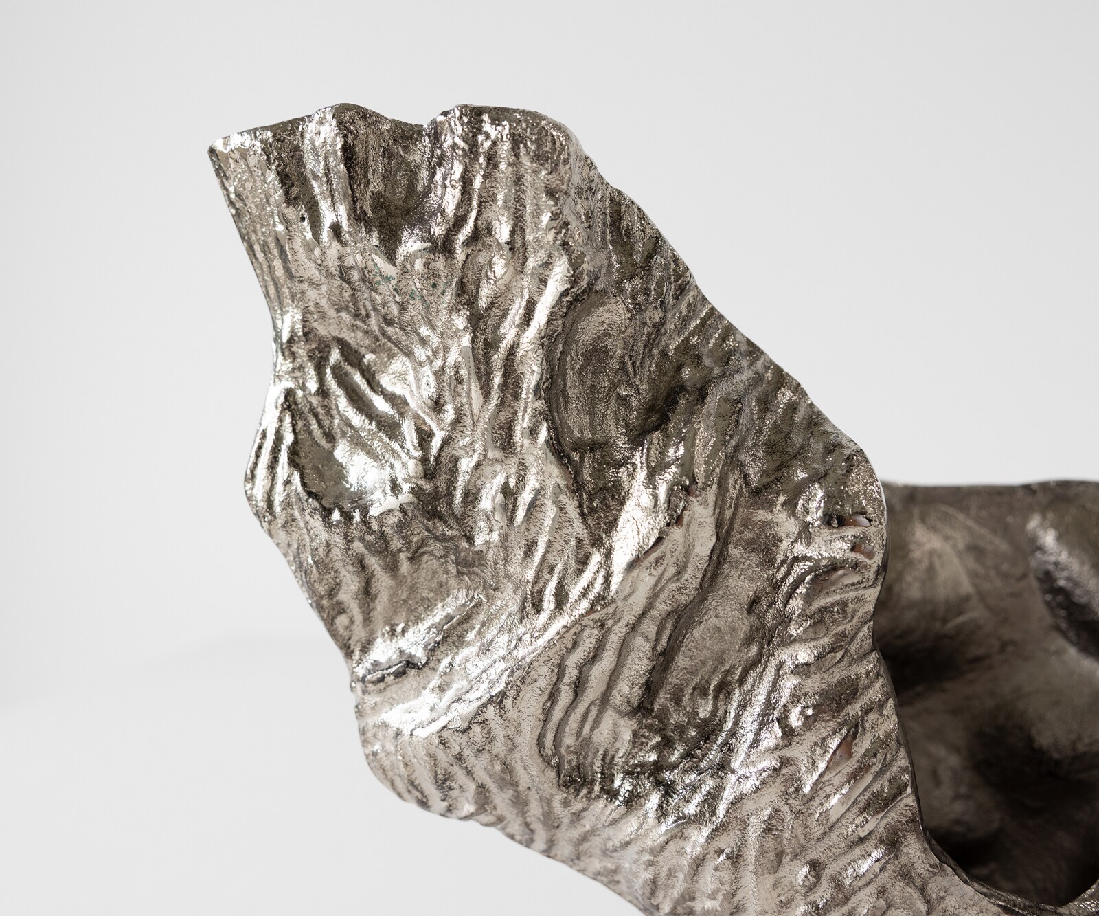Vaas Alaris B44 x D13 x H31 cm Aluminium Platin Handgemaakt 2