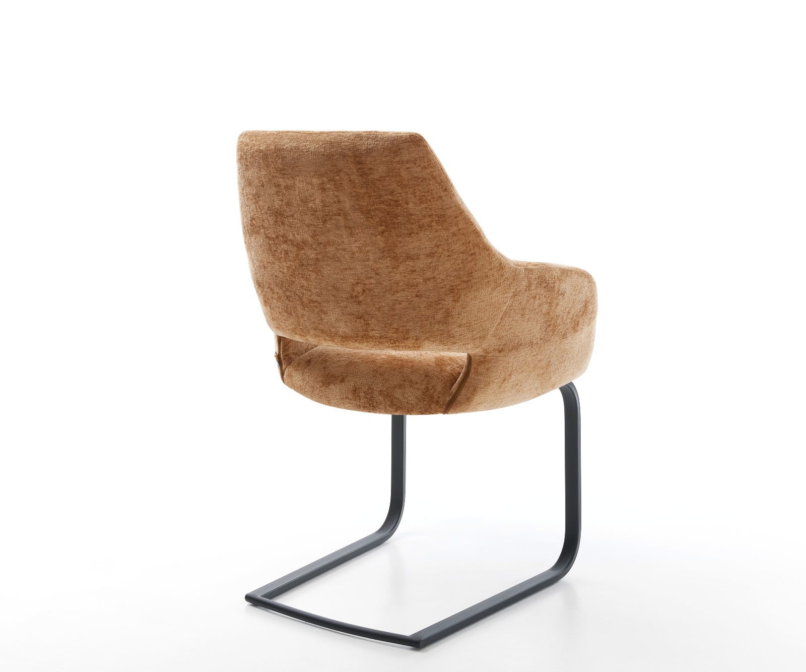 Sledemodel Yago-Flex met armleuning chenille Roest sledemodel vlak zwart pocketveer kern 4 Sledemodel Yago-Flex met armleuning chenille Roest sledemodel vlak zwart pocketveer kern 4