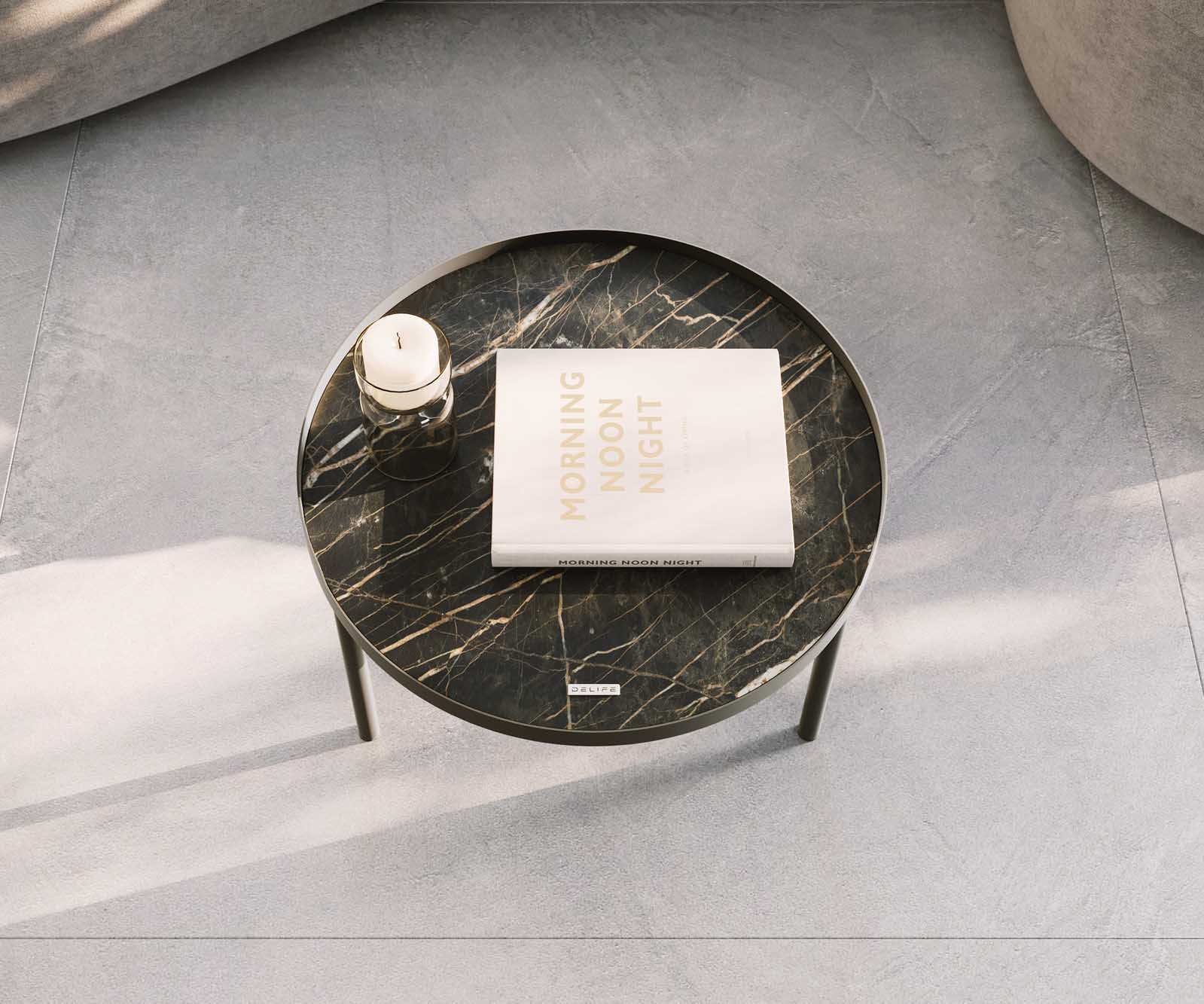 Salontafel Torell 50x50 cm keramiek Laminam®Noir Desir Bruin metalen onderstel Effectafwerking Titanium 6 Salontafel Torell 50x50 cm keramiek Laminam®Noir Desir Bruin metalen onderstel Effectafwerking Titanium 6