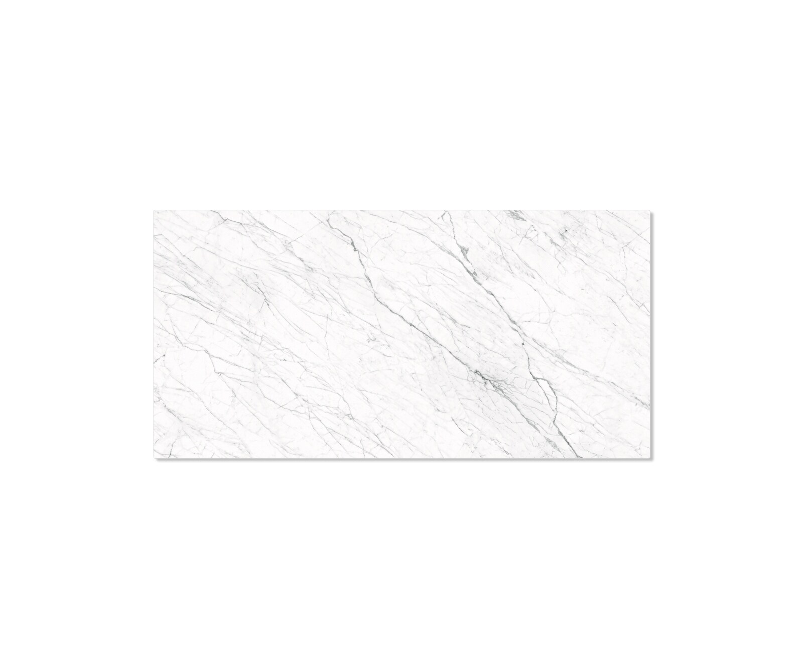 Eettafel Edge 200x100cm Laminam® keramiek wit middenpoot vlak staal zilver 3
