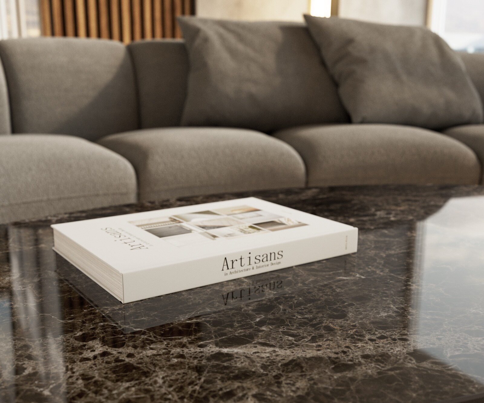 Salontafel Edge Oval 140x80 cm keramiek Laminam® Emperador Extra Lucidato donkerbruin Vibany zwart metaal 6