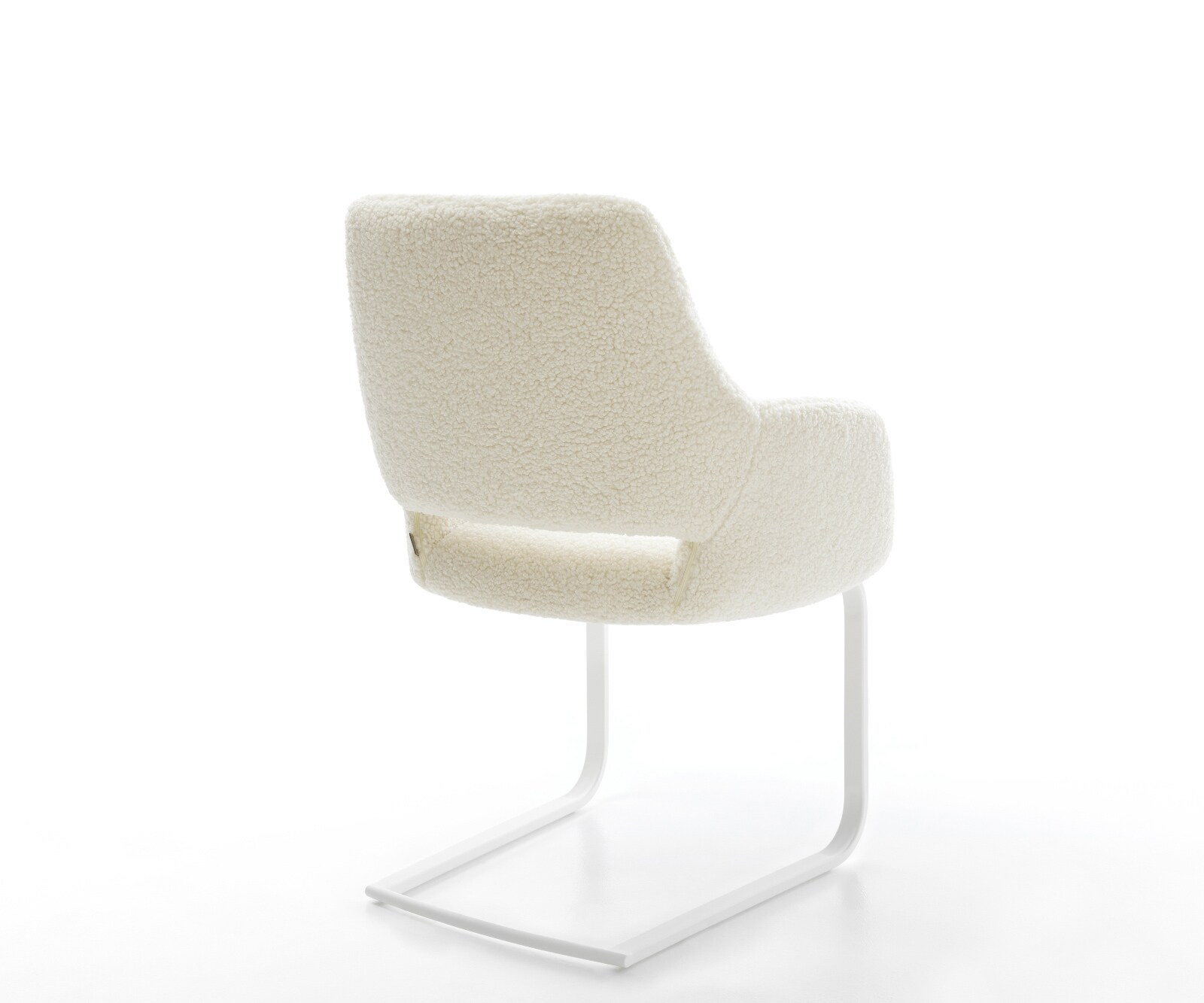 Sledemodel Yago-Flex met armleuning teddy beige sledemodel vlak wit pocketveer kern 5