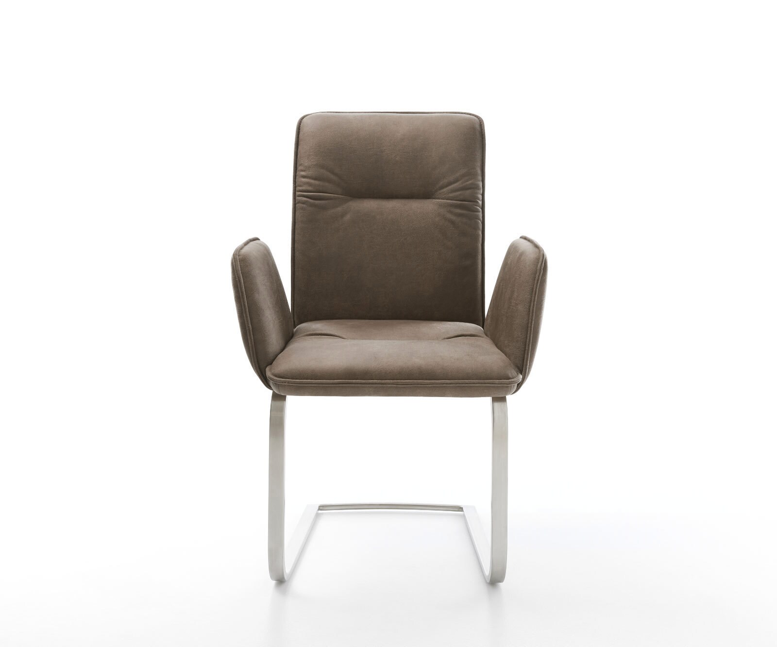 Sledemodel Vinja-Flex microvelours taupe vintage sledemodel vlak roestvrij staal 1 Sledemodel Vinja-Flex microvelours taupe vintage sledemodel vlak roestvrij staal 1