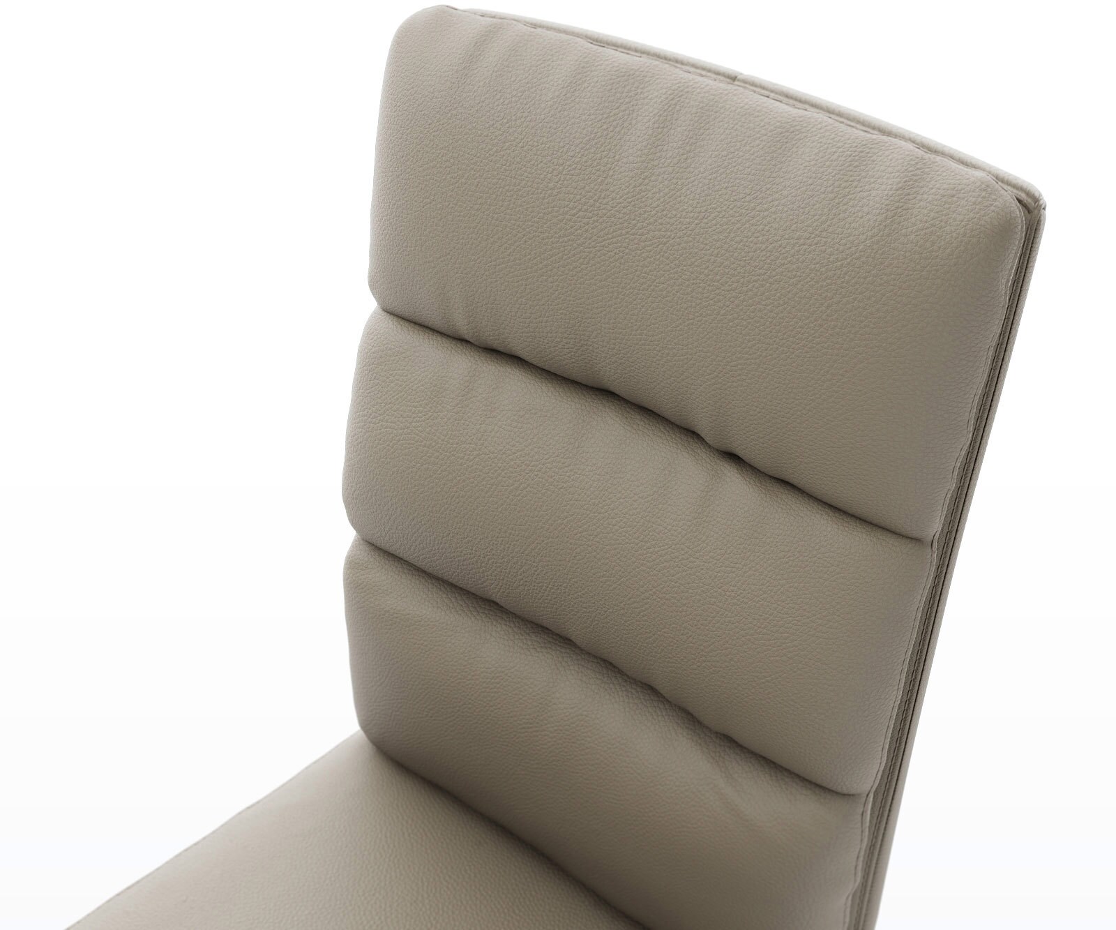 Draaistoel Pela-Flex echt leer mud kruisframe breed zwart 360° draaibaar rocker-functie pocketveer kern 3